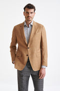 Camel Wool & Silk Kensington Jacket Amalfi Trend