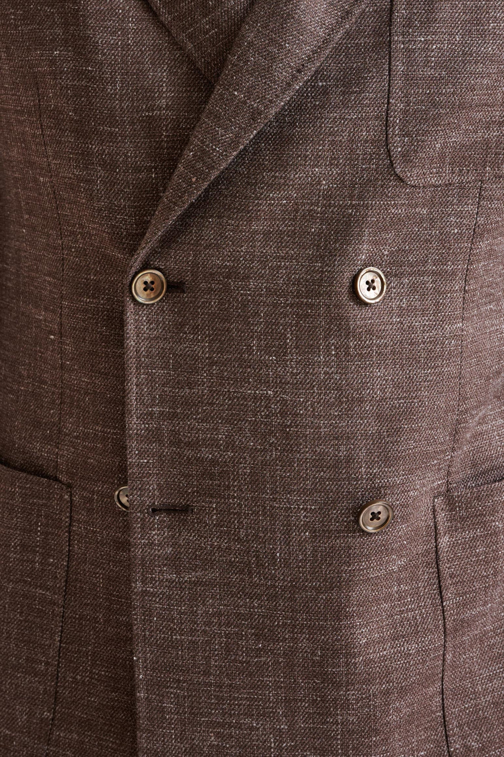 Brown Wool & Silk Kenton Jacket Amalfi Trend — detail 2