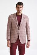 Raspberry Wool & Silk Kensington Jacket Amalfi Trend