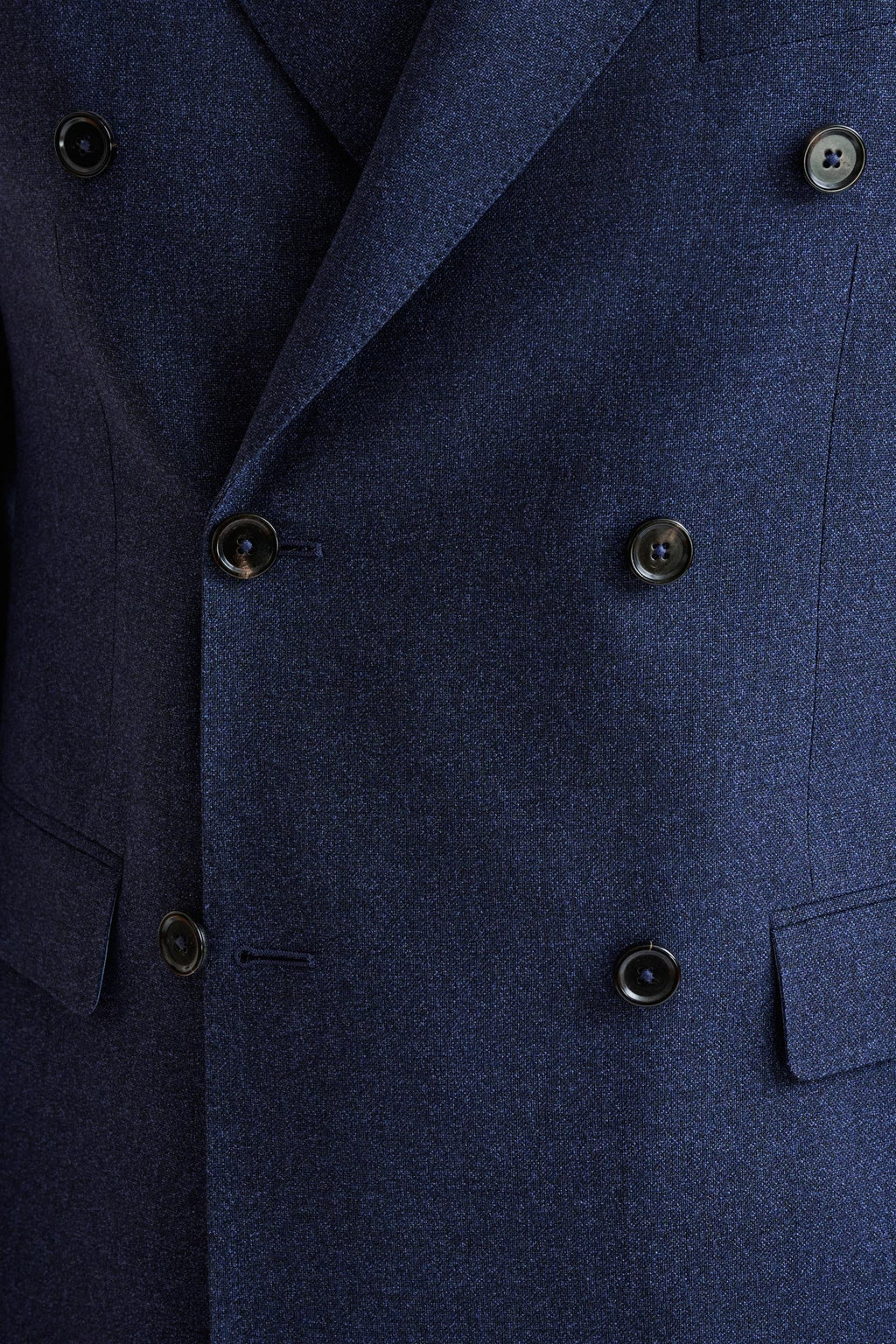 Dark Blue 100% Wool Kenton Jacket Lifestyle — detail 2