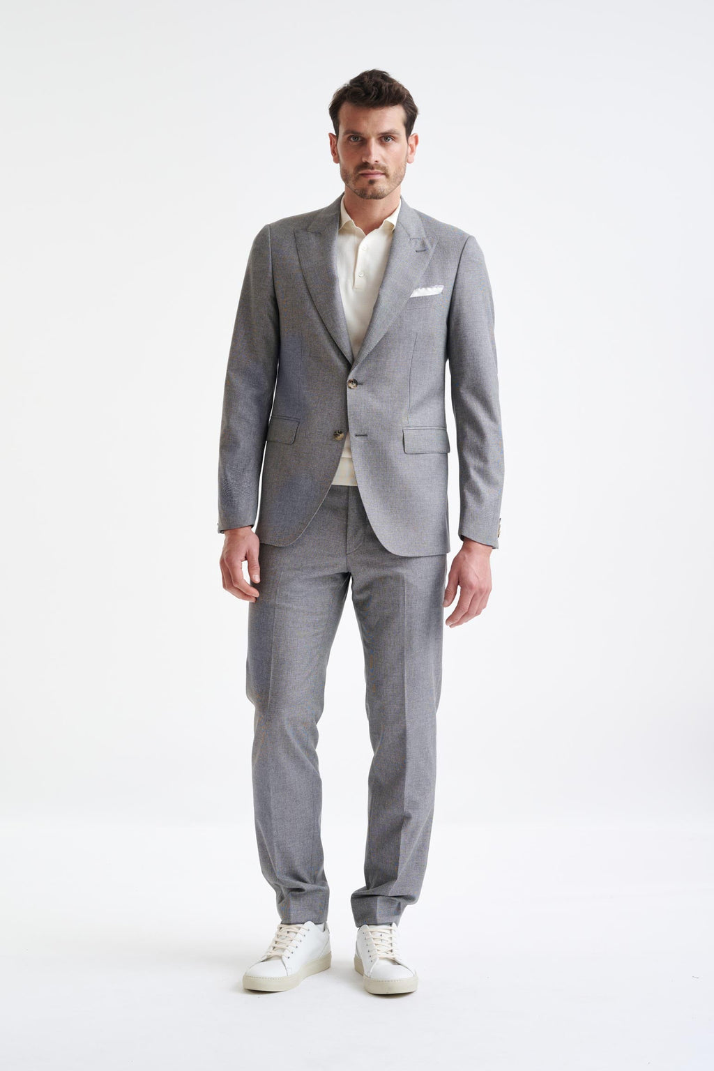 Grey Wool & Cotton Soho Jacket Lifestyle — detail 5