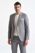 Grey Wool & Cotton Soho Jacket Lifestyle