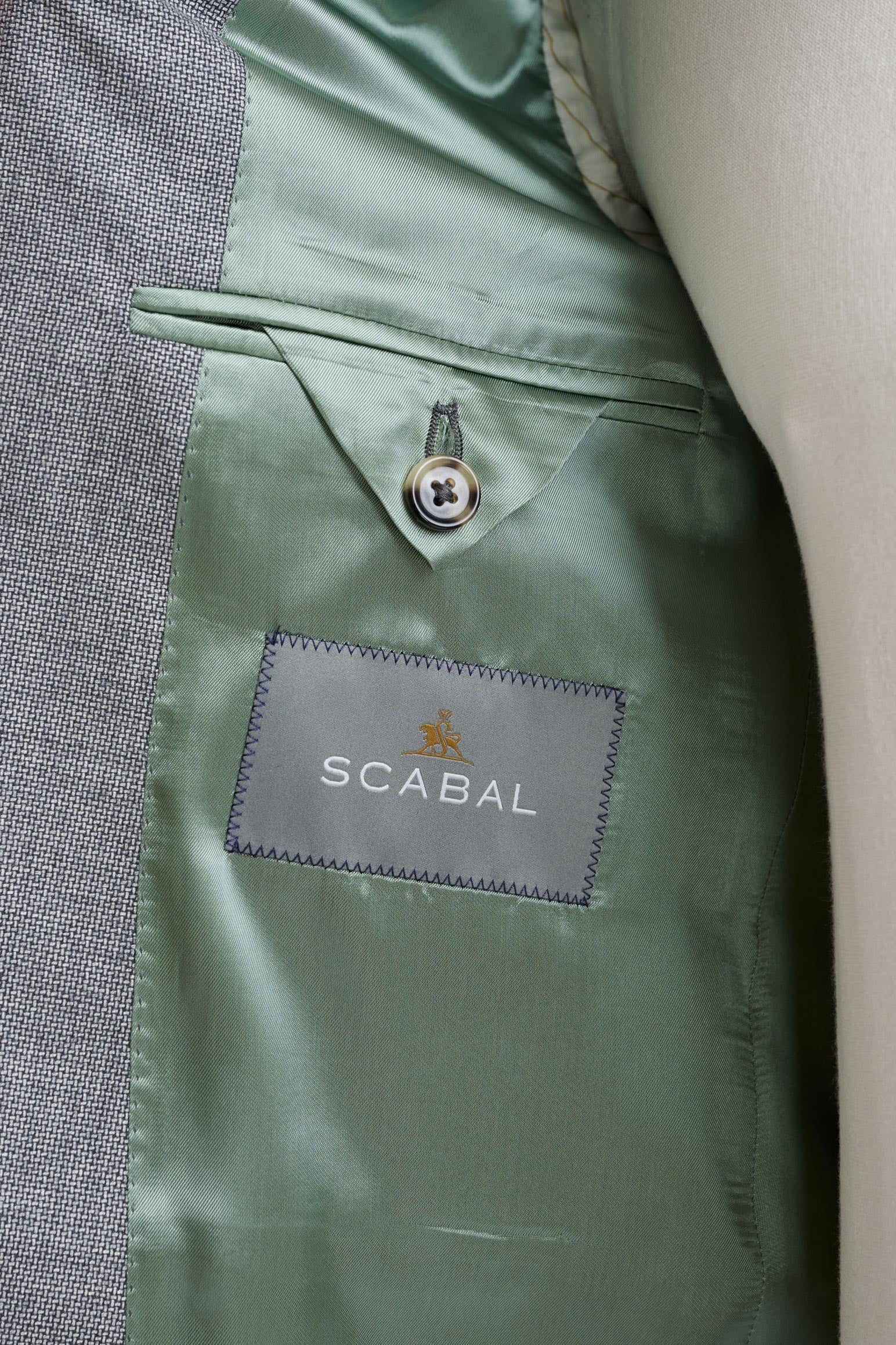 Grey Wool & Cotton Soho Jacket Lifestyle — detail 4