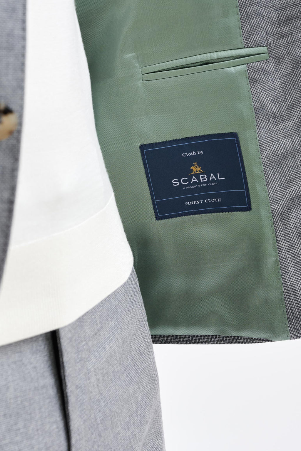 Grey Wool & Cotton Soho Jacket Lifestyle — detail 3