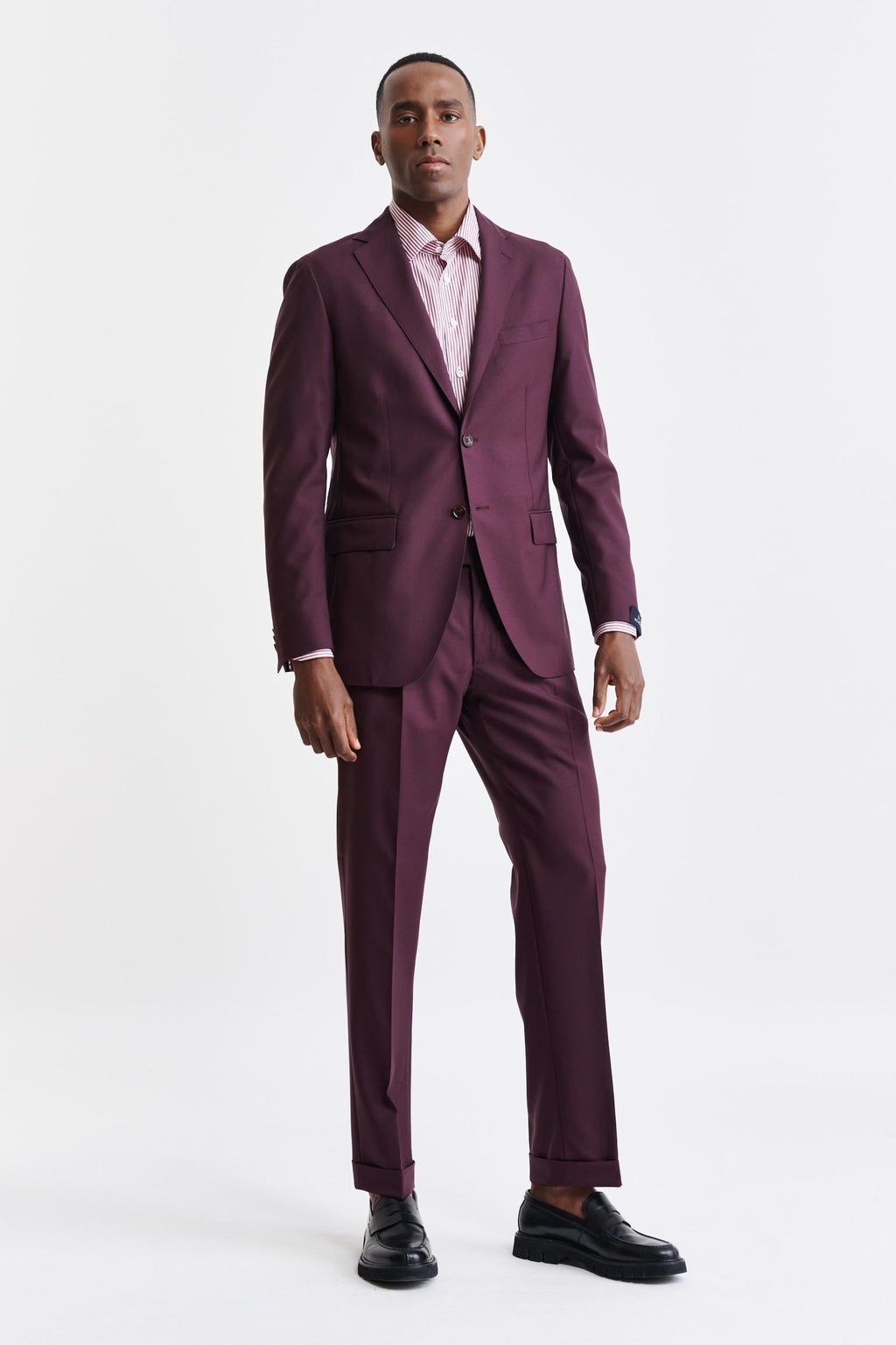 Red 100% Wool Kenton Jacket Capri — detail 5