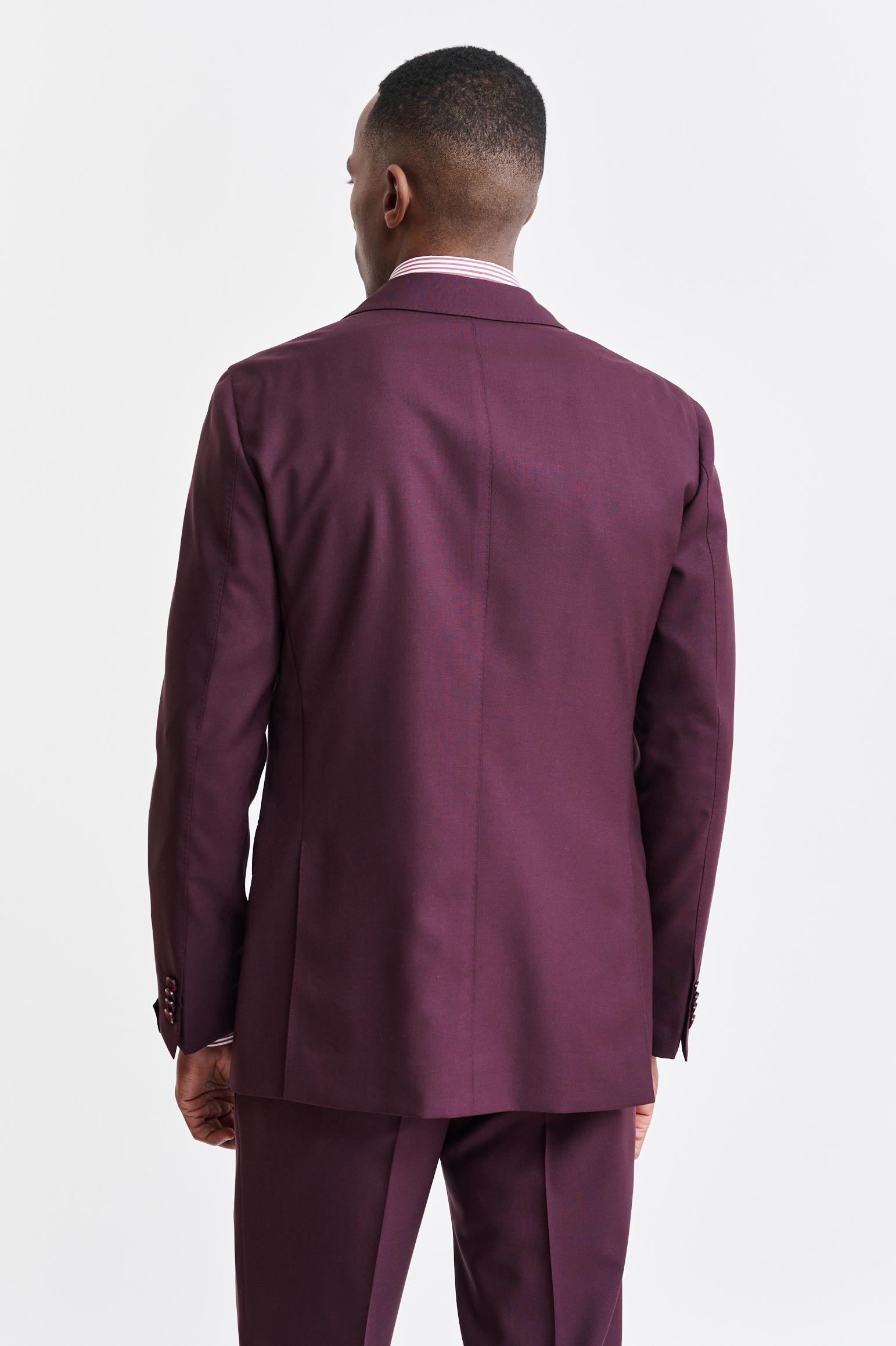 Red 100% Wool Kenton Jacket Capri — detail 6