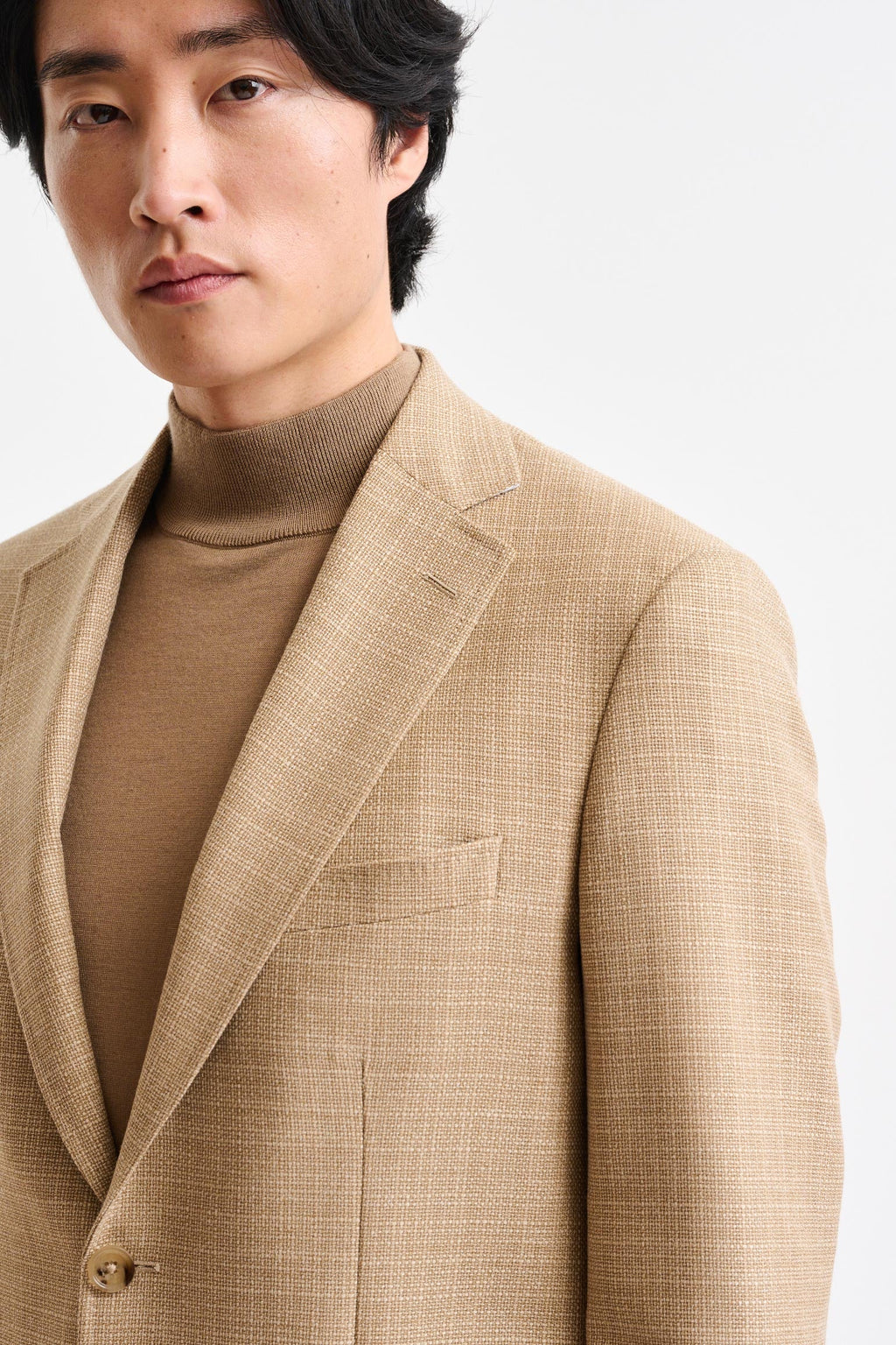 Beige Wool Soho Jacket Trend — detail 5