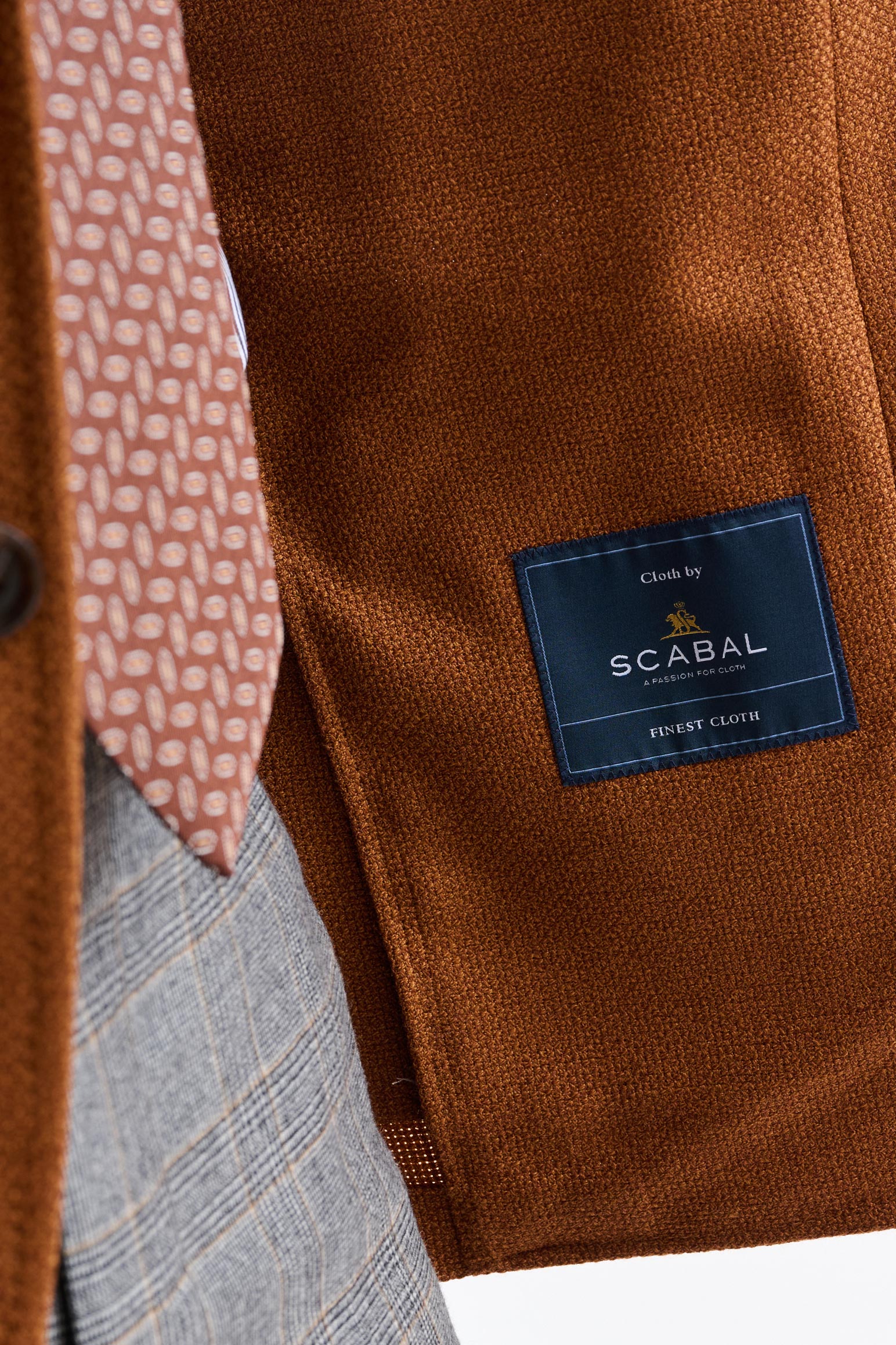 Brown Wool Kenton Jacket Trend — detail 3
