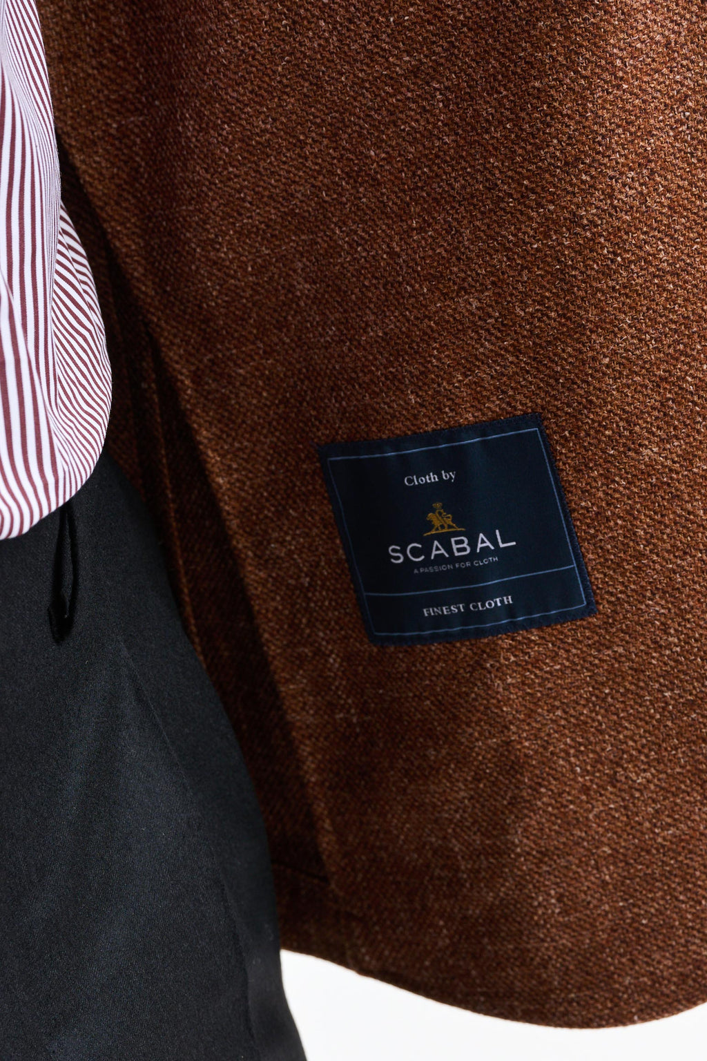 Brown Wool and Silk Soho Jacket Trend — detail 2