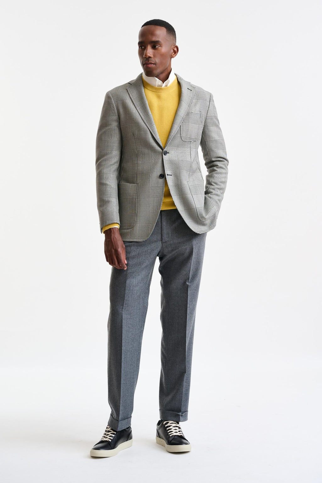 Black Wool Kenton Jacket Trend — detail 3