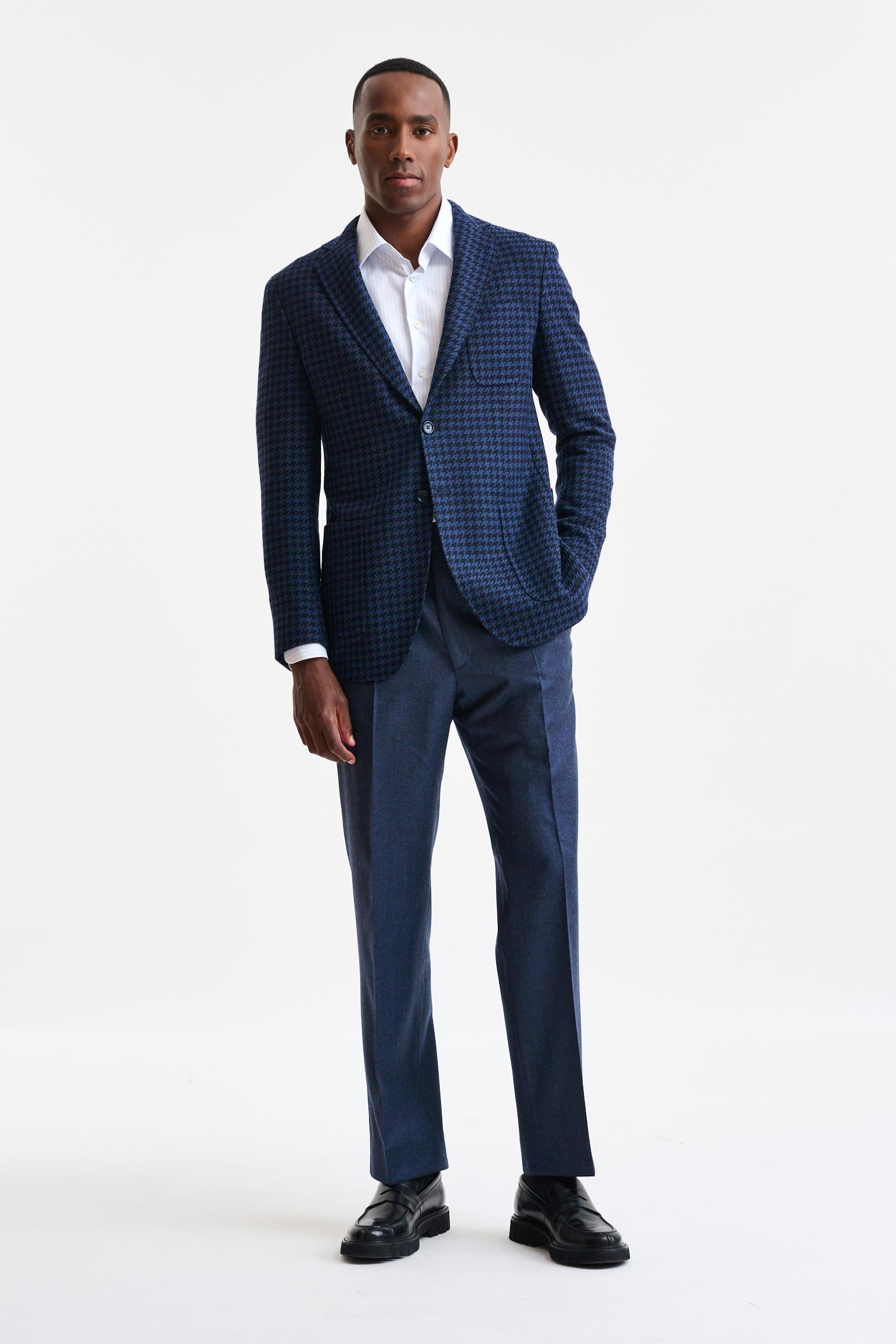 Blue Wool Kenton Jacket Trend — detail 4