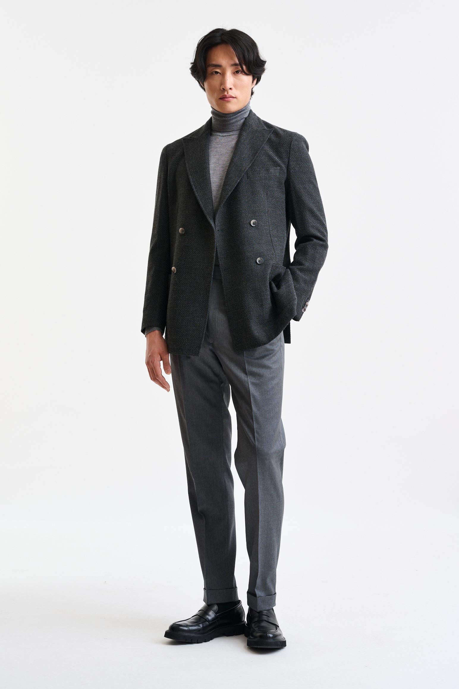 Grey Wool Kenton Jacket Trend — detail 4