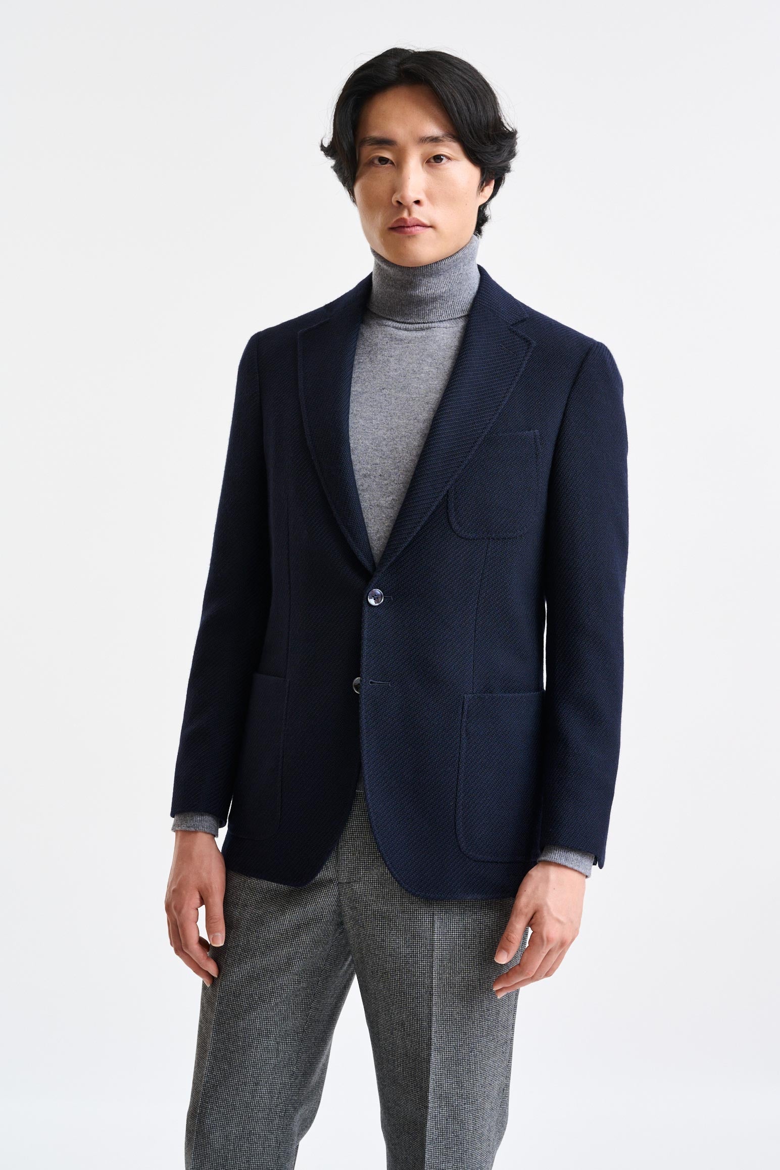 Blue Wool Soho Jacket Trend