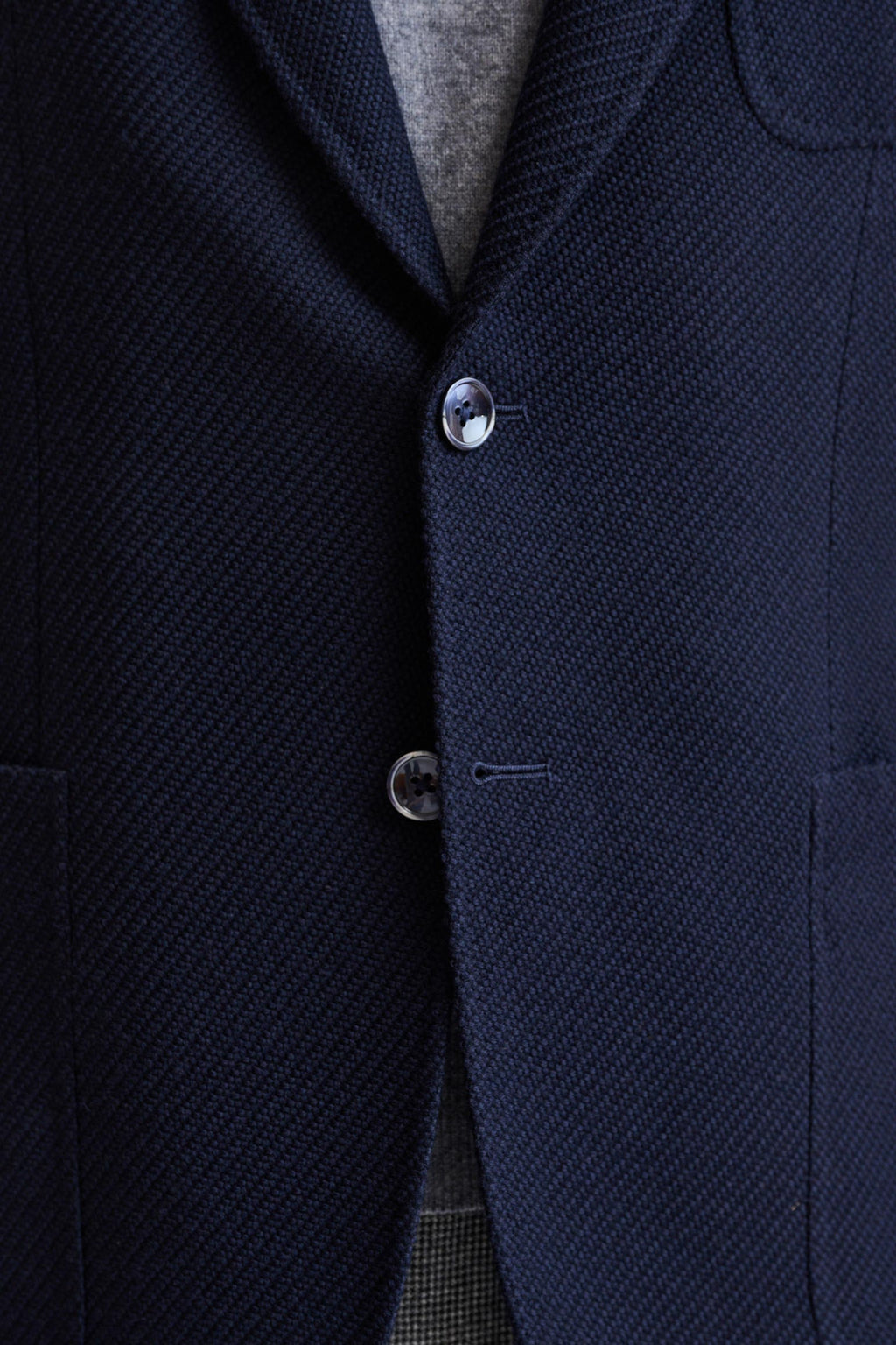 Blue Wool Soho Jacket Trend — detail 2