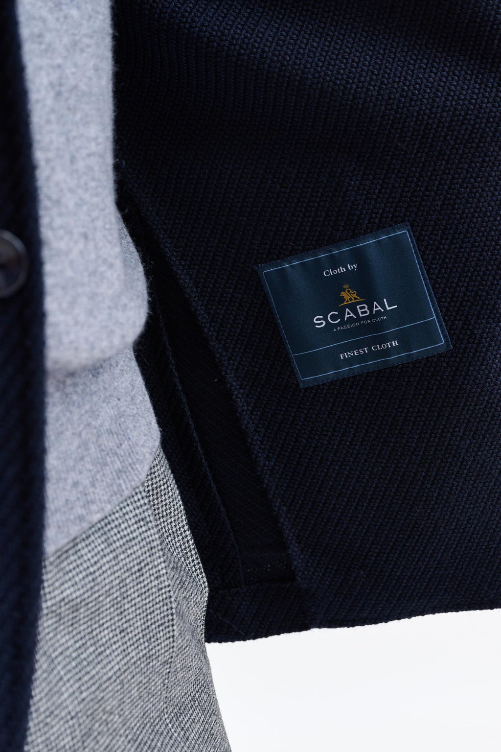 Blue Wool Soho Jacket Trend — detail 3