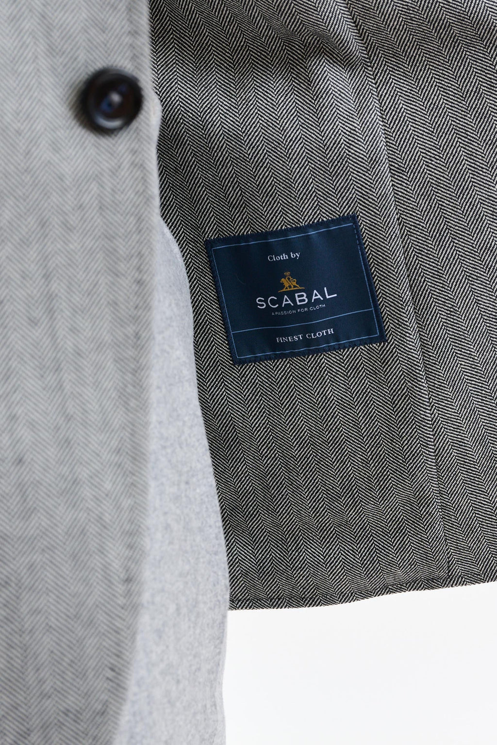 Grey Wool Kenton Jacket Autumn Leaves — detail 3
