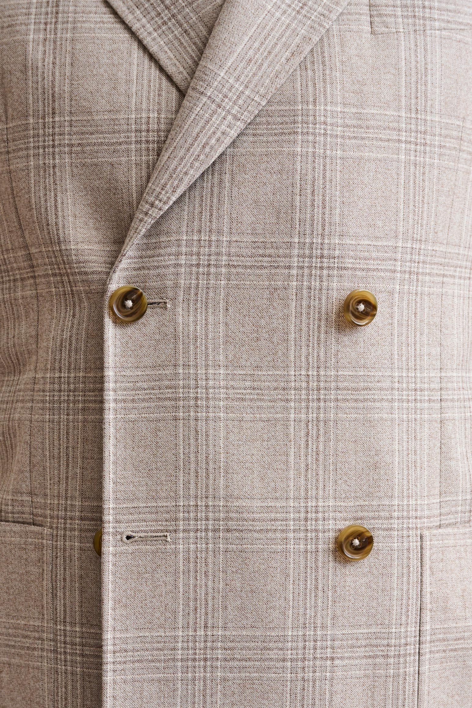 Light Beige Wool Super 100's Soho Jacket Freestyle — detail 2