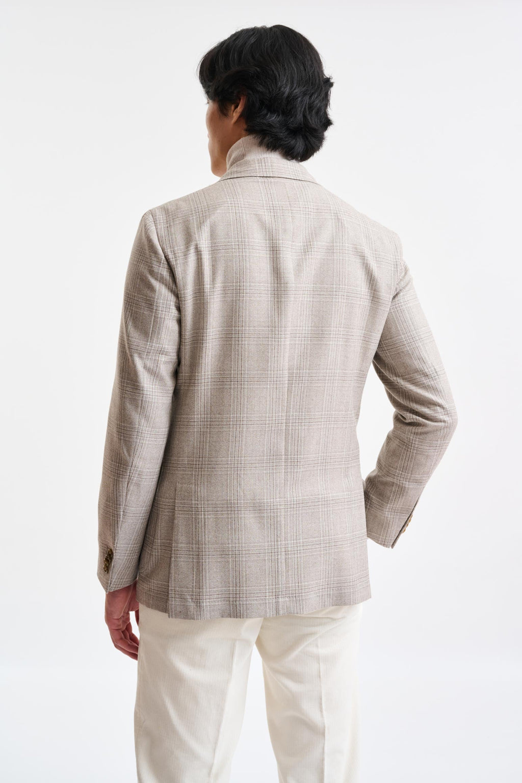 Light Beige Wool Super 100's Soho Jacket Freestyle — detail 5
