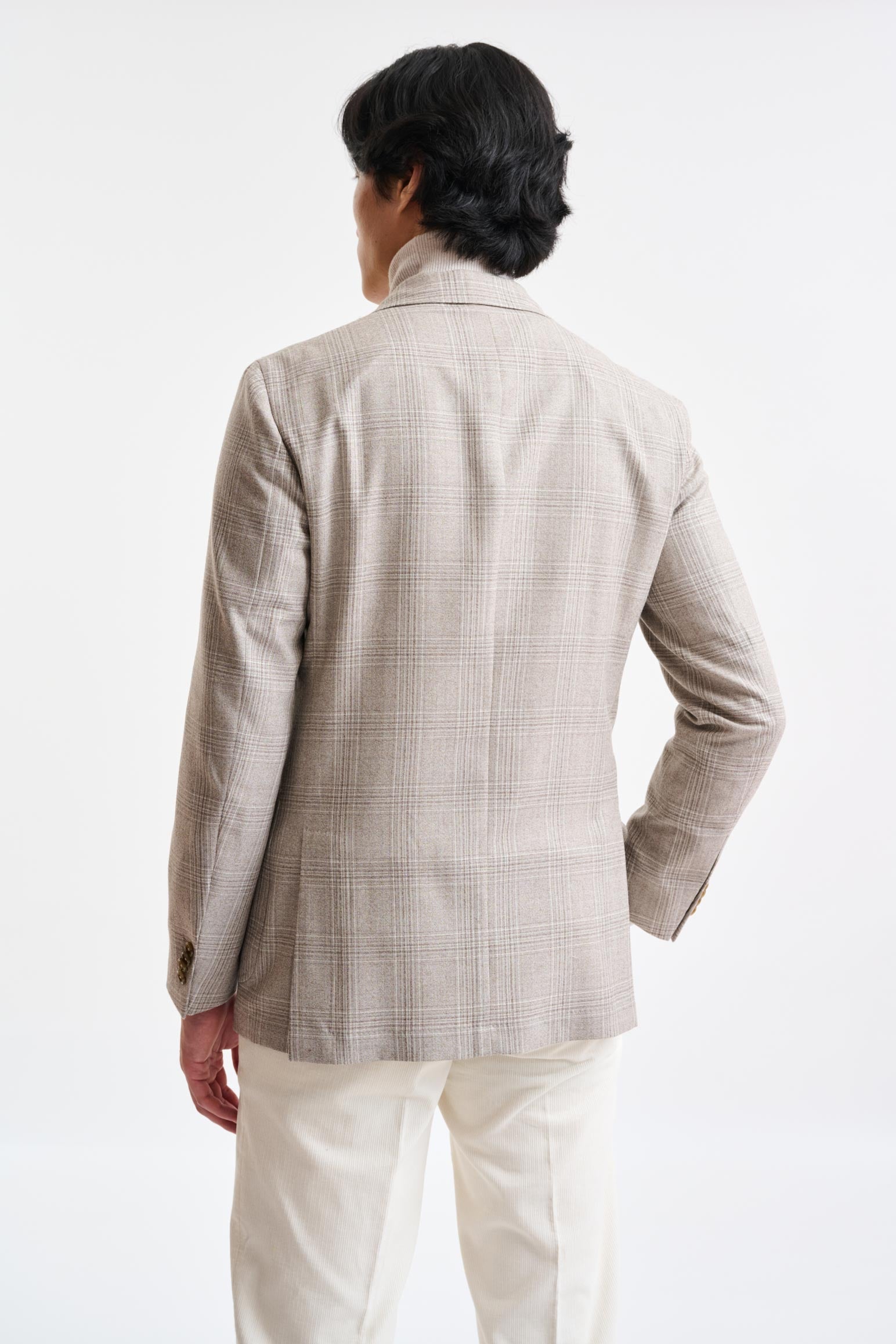 Light Beige Wool Super 100's Soho Jacket Freestyle — detail 5