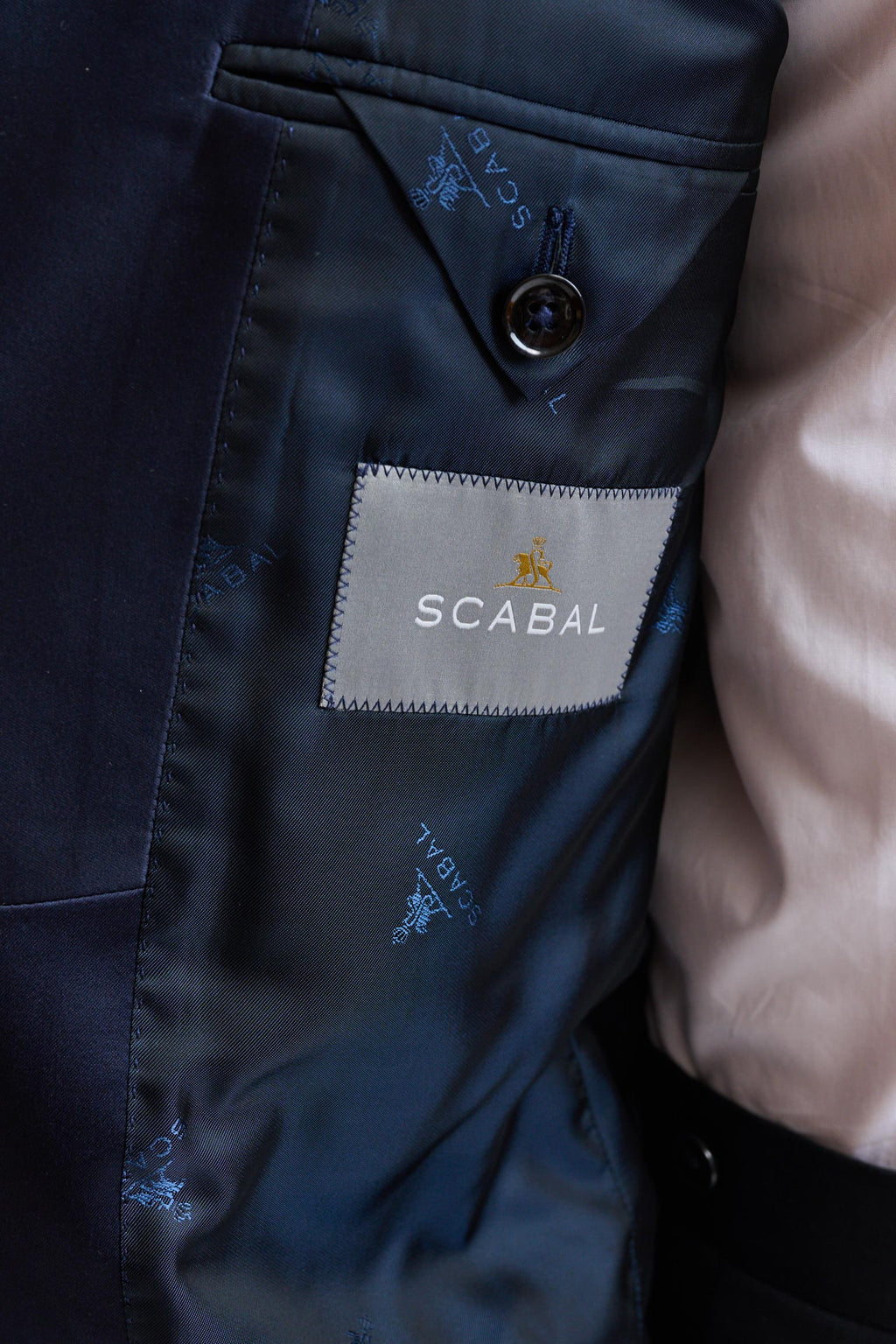 Dark Blue Wool Super 100's Soho Jacket Freestyle — detail 3