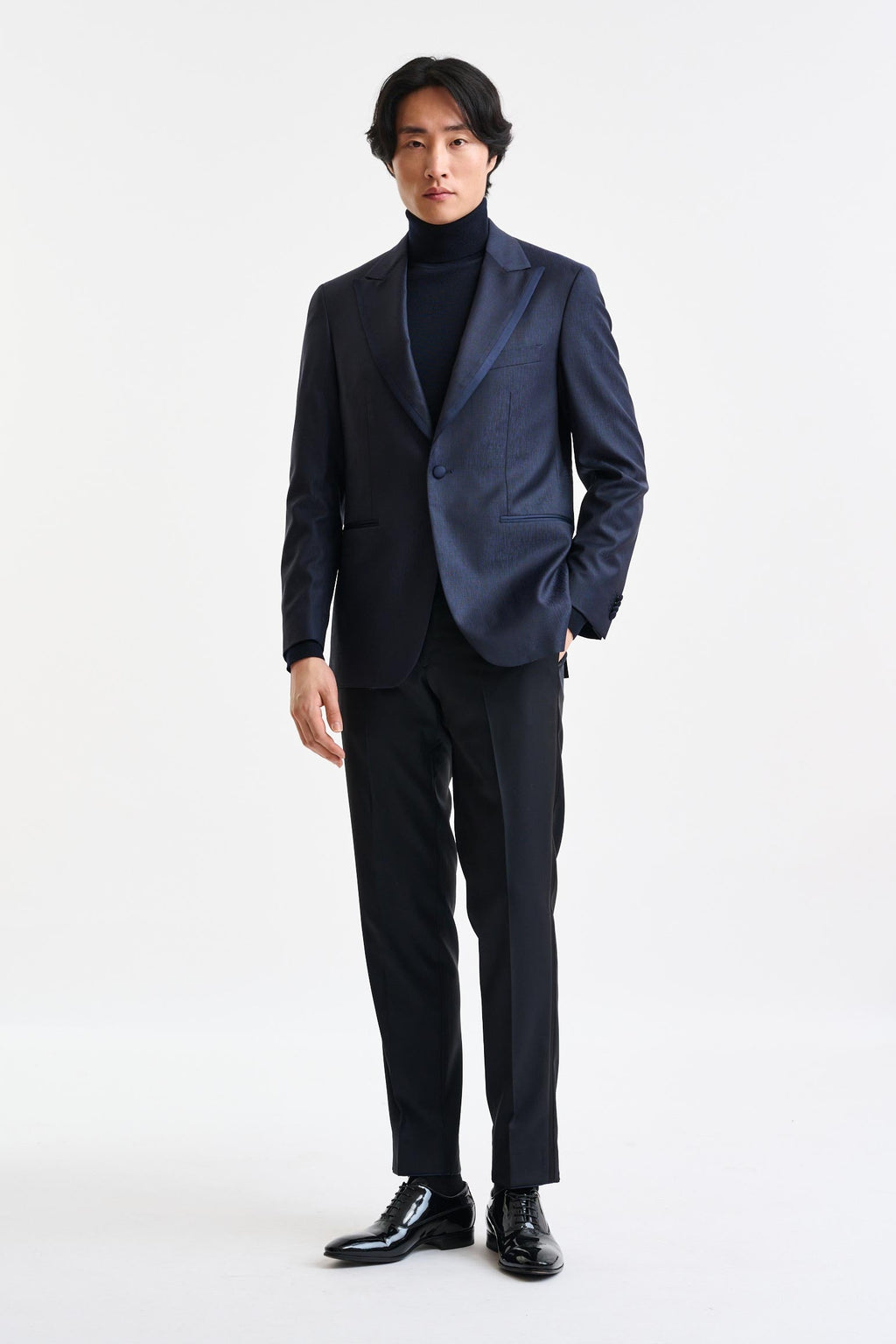 Midnight Blue Wool Soho Jacket Freestyle — detail 4