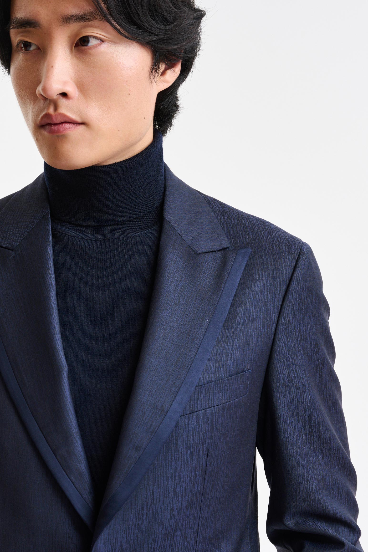 Midnight Blue Wool Soho Jacket Freestyle — detail 5