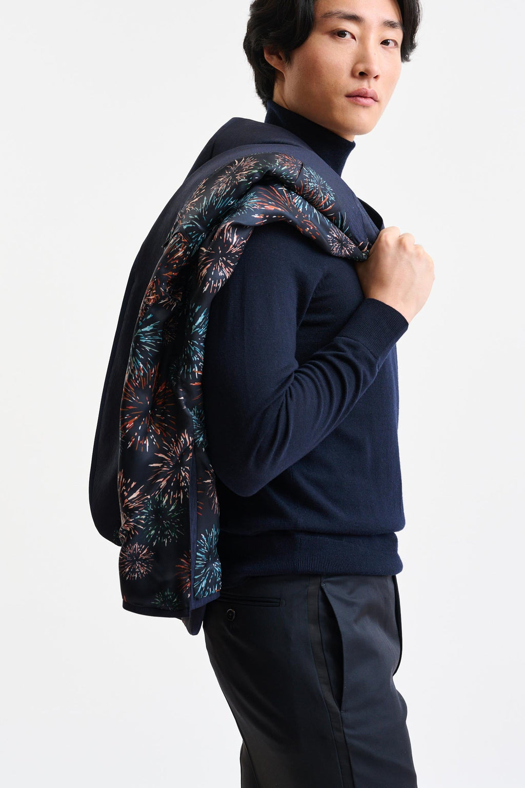 Midnight Blue Wool Soho Jacket Freestyle — detail 6