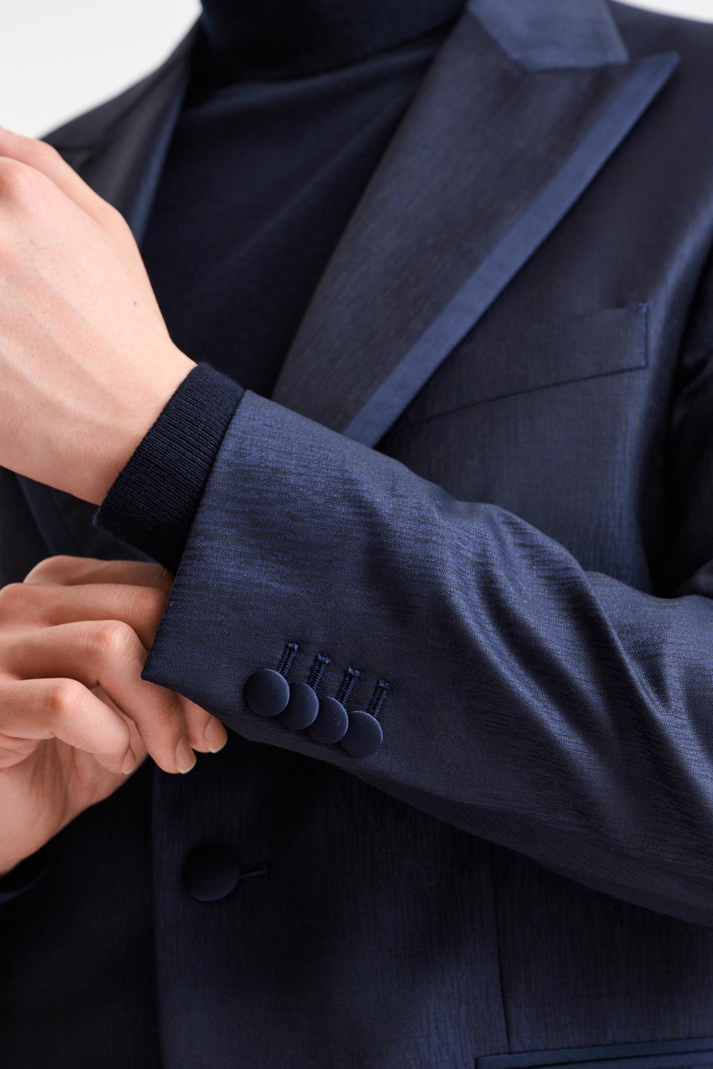 Midnight Blue Wool Soho Jacket Freestyle — detail 1