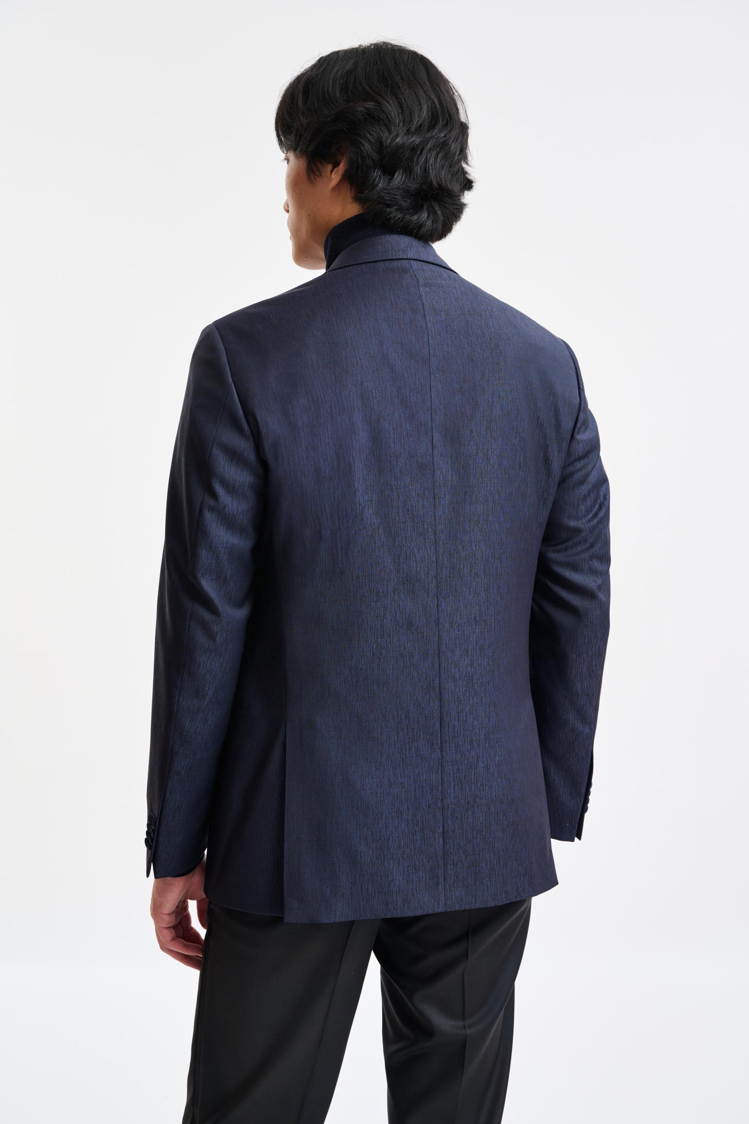 Midnight Blue Wool Soho Jacket Freestyle — detail 7
