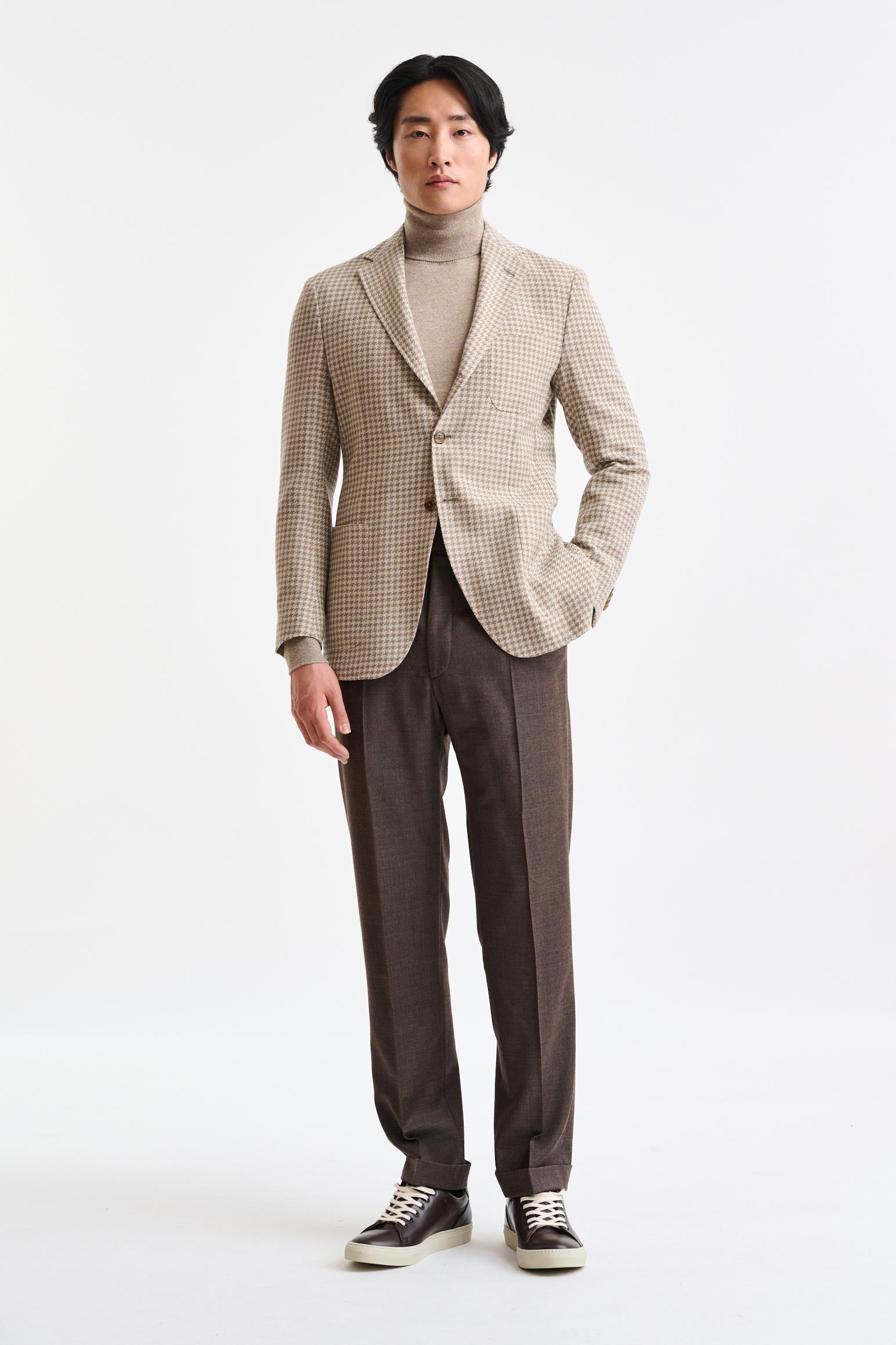 Light Beige Wool Kenton Jacket Trend — detail 4