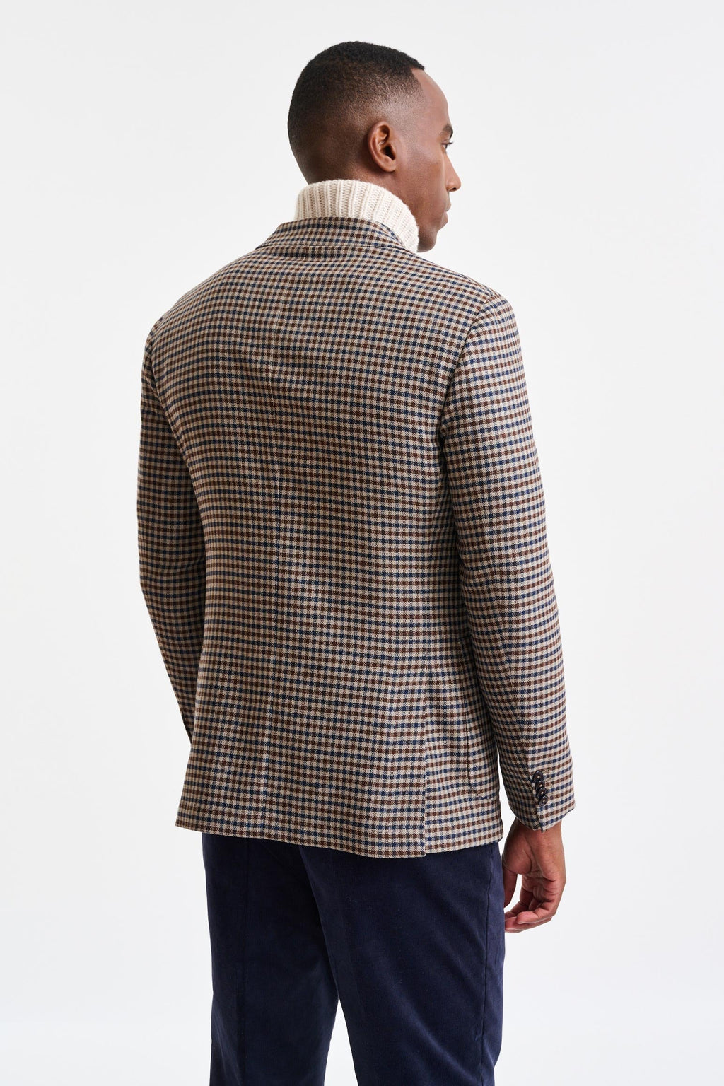 Medium Beige Wool Super 110's Soho Jacket Trend — detail 6