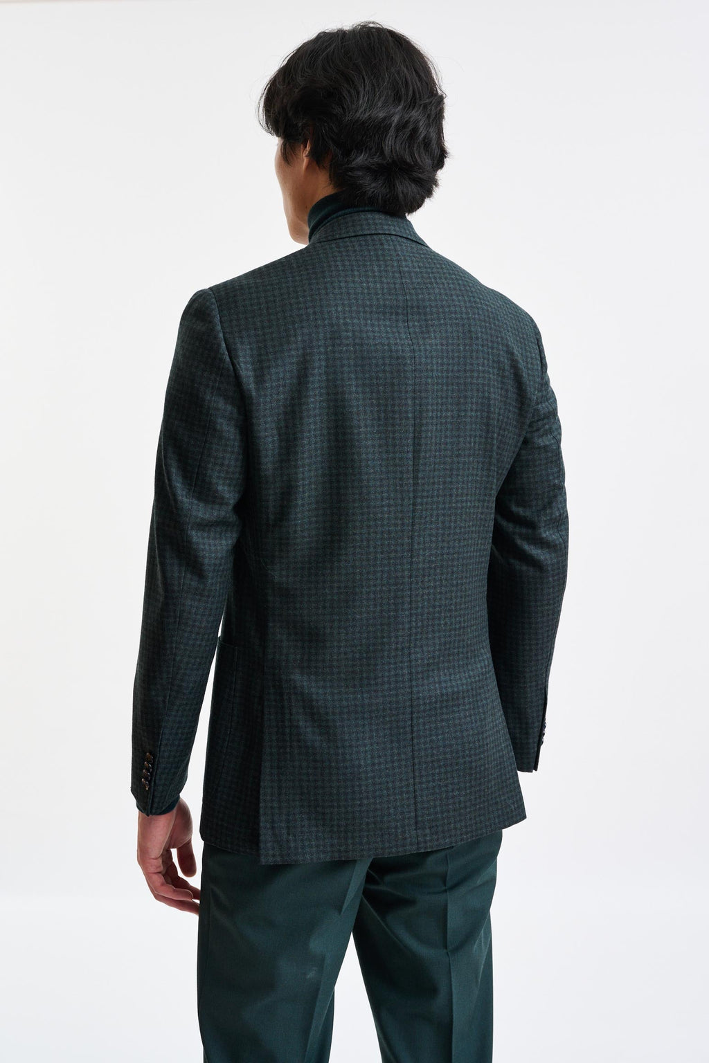Dark Green Wool Soho Jacket Trend — detail 6