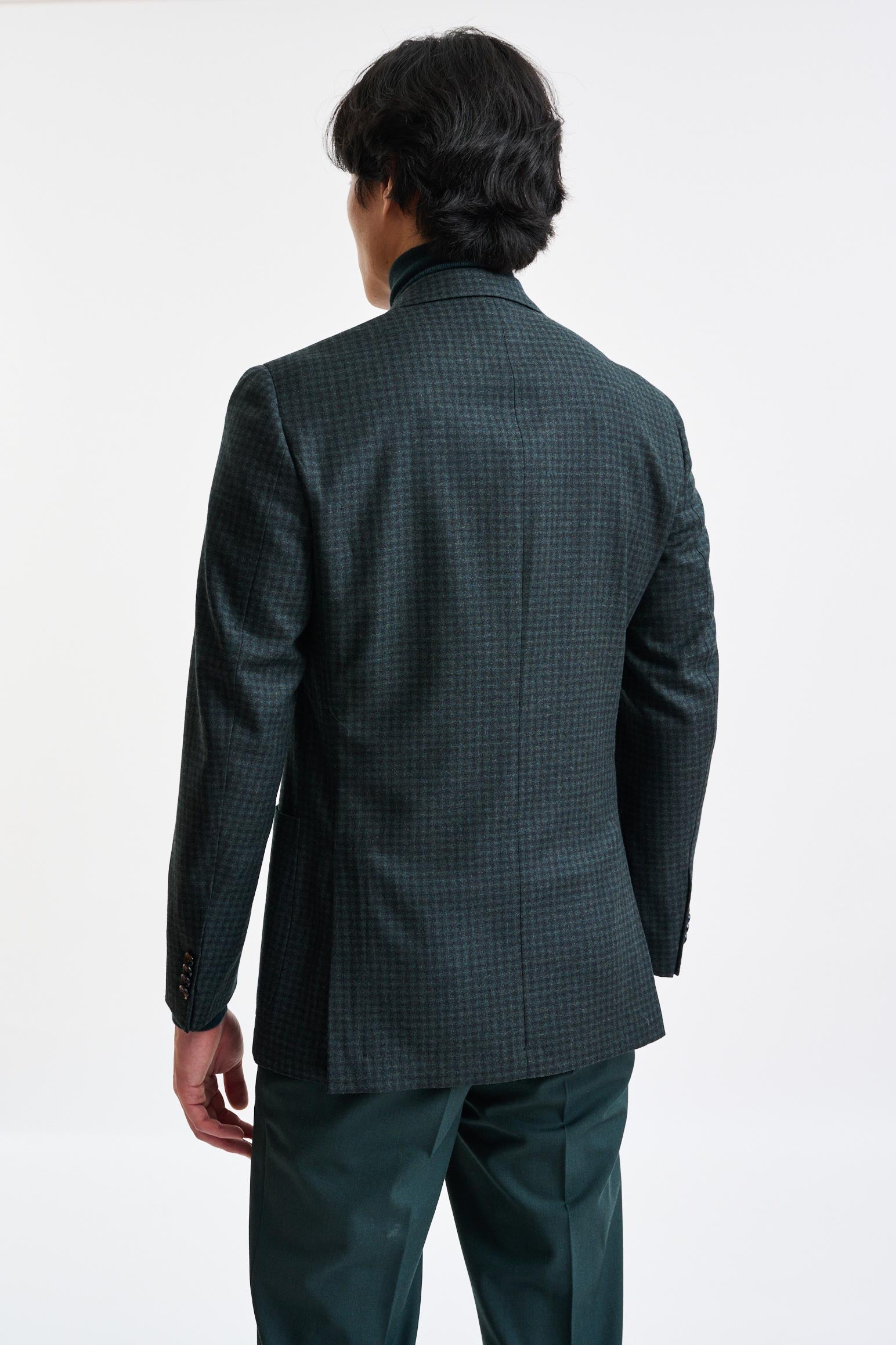 Dark Green Wool Soho Jacket Trend — detail 6