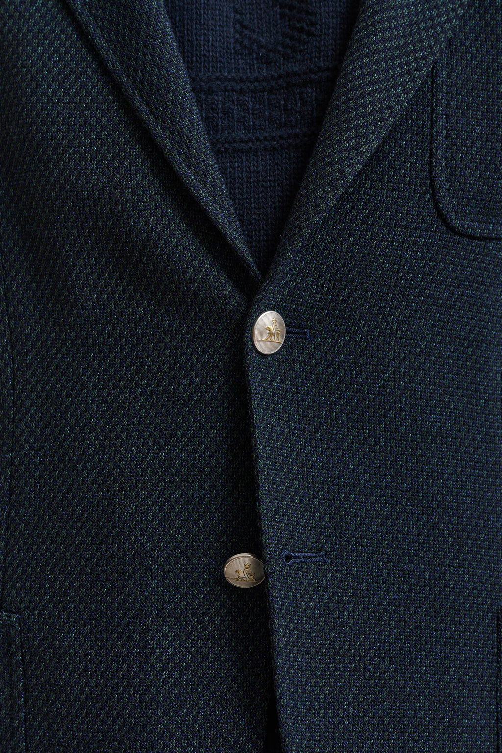 Dark Green Wool Kenton Light Jacket Trend — detail 2