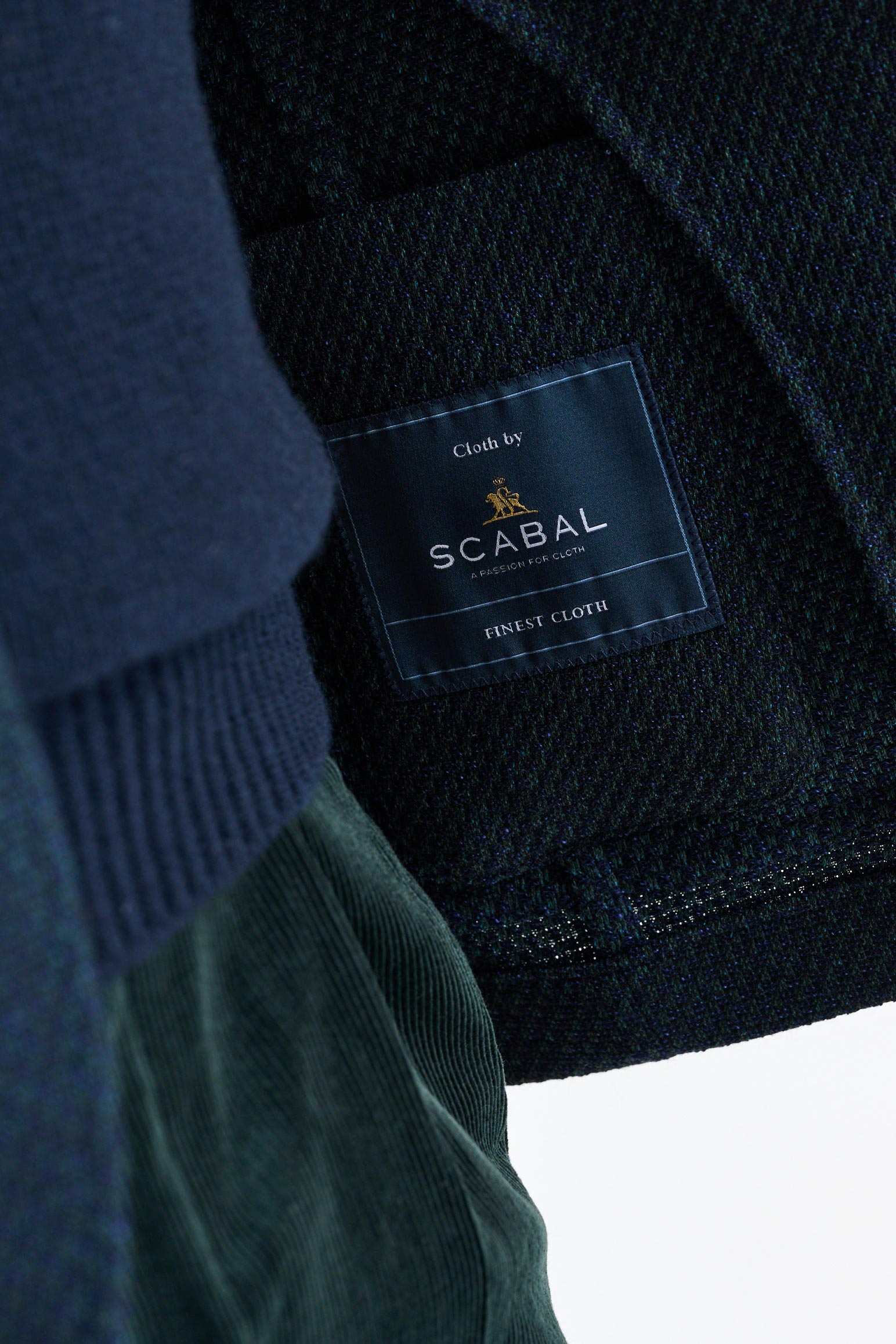 Dark Green Wool Kenton Light Jacket Trend — detail 3