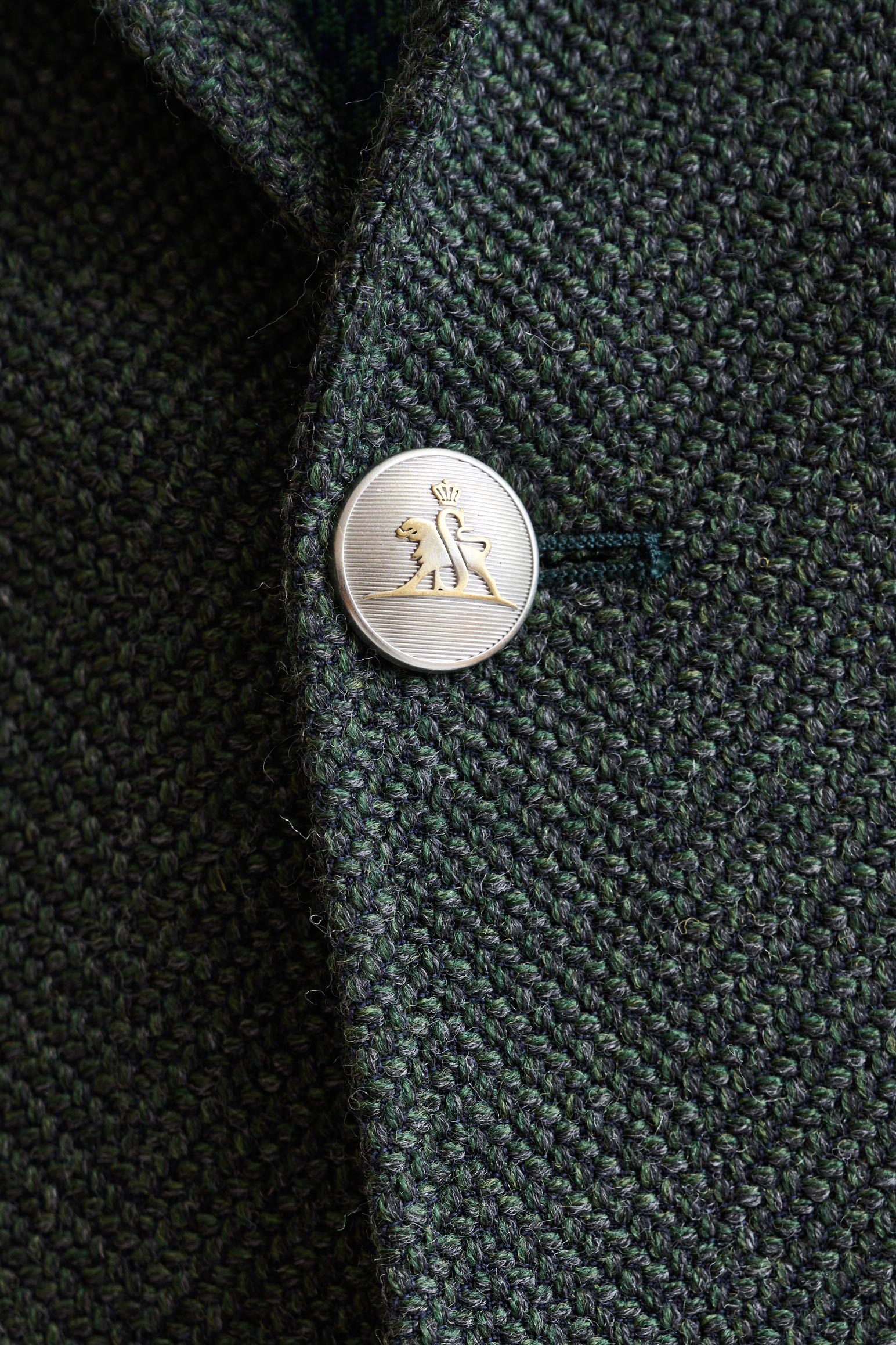 Dark Green Wool Kenton Jacket Trend — detail 4