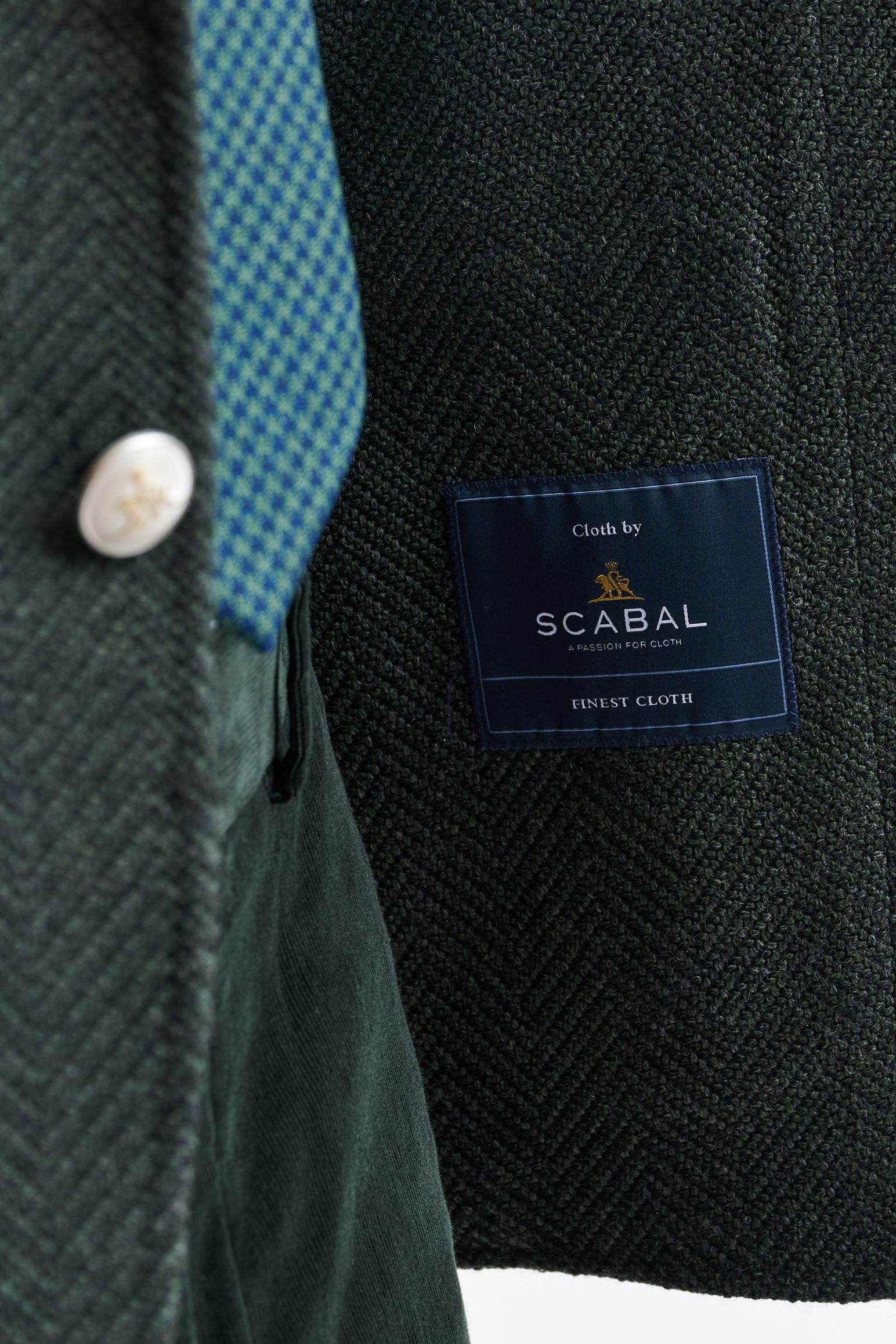 Dark Green Wool Kenton Jacket Trend — detail 3