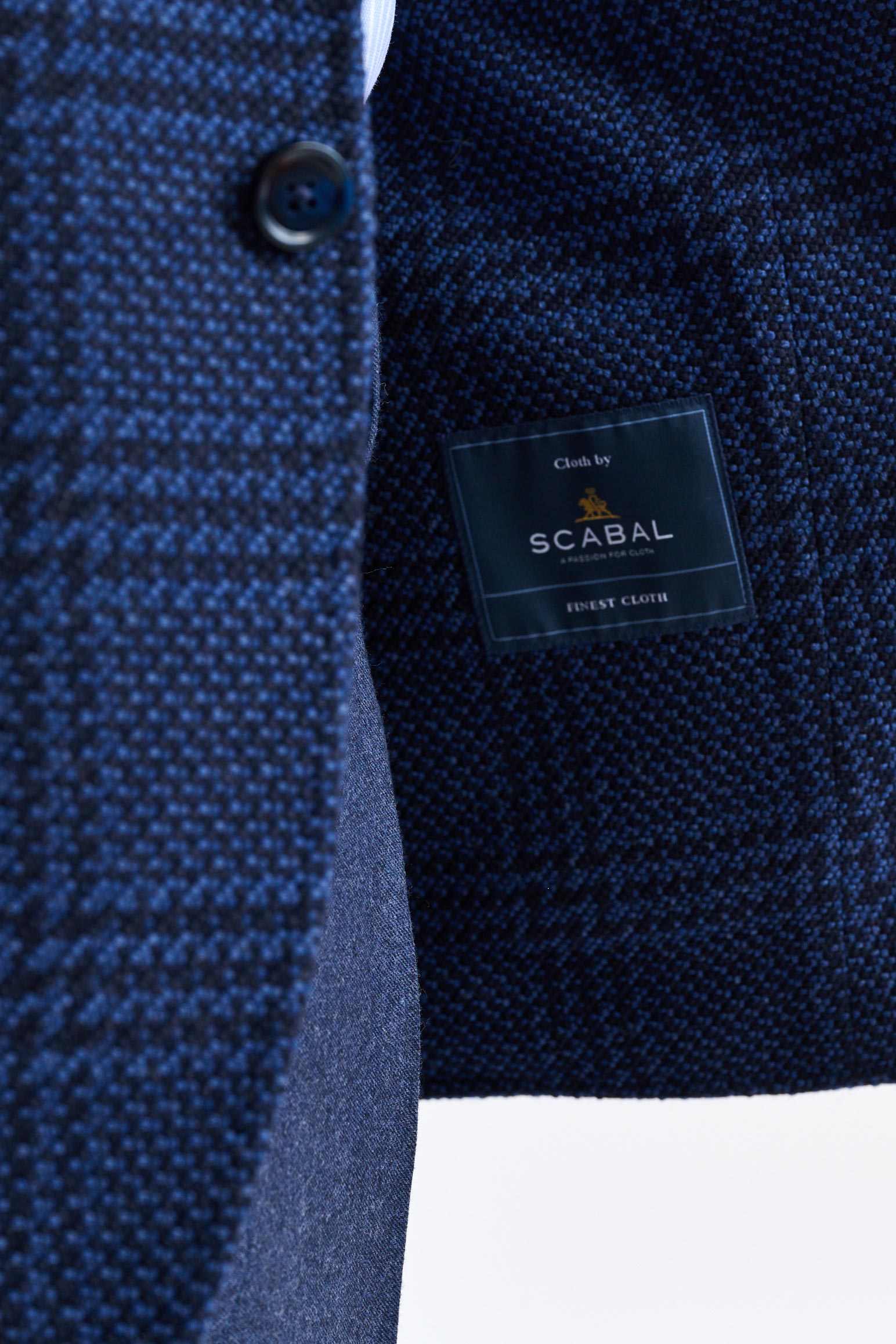 Dark Blue Wool Kenton Jacket Trend — detail 2