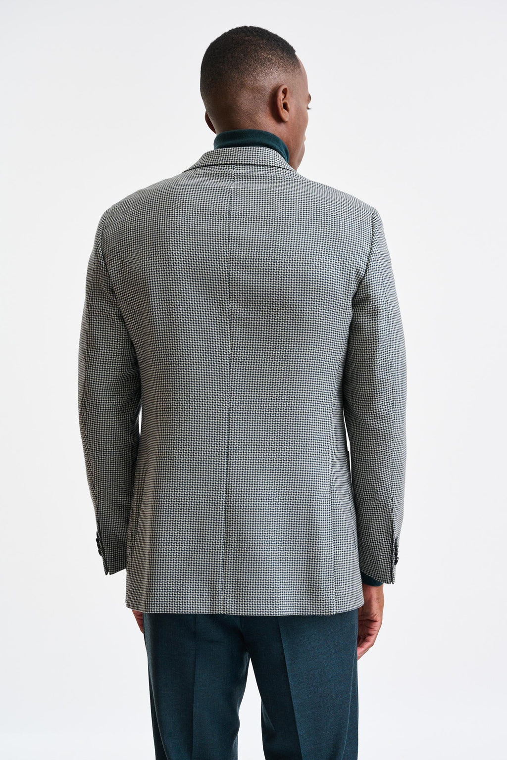 Medium Green Wool Soho Jacket Autumn Leaves — detail 6