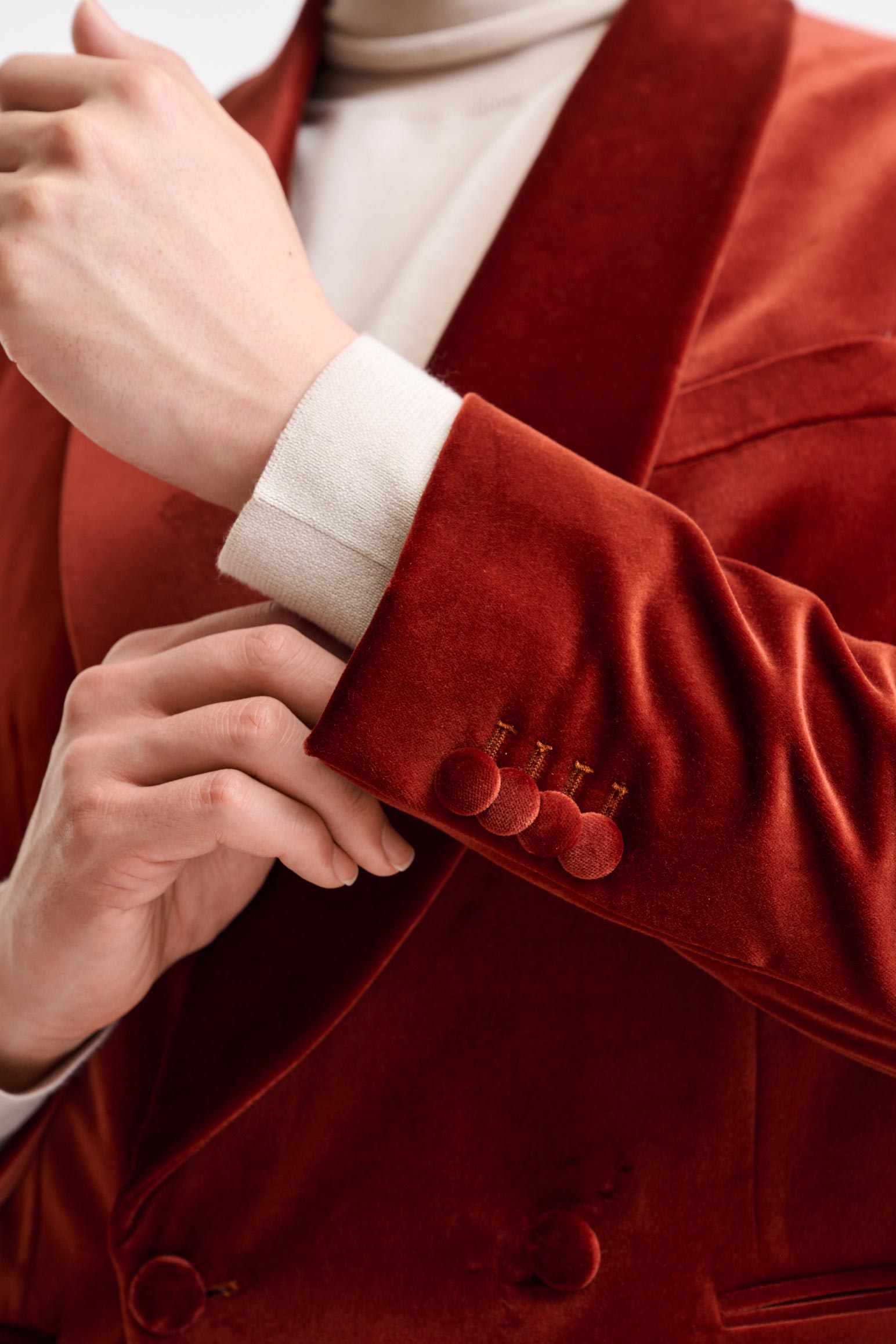 Rust Soho Jacket Fine Velvet — detail 2