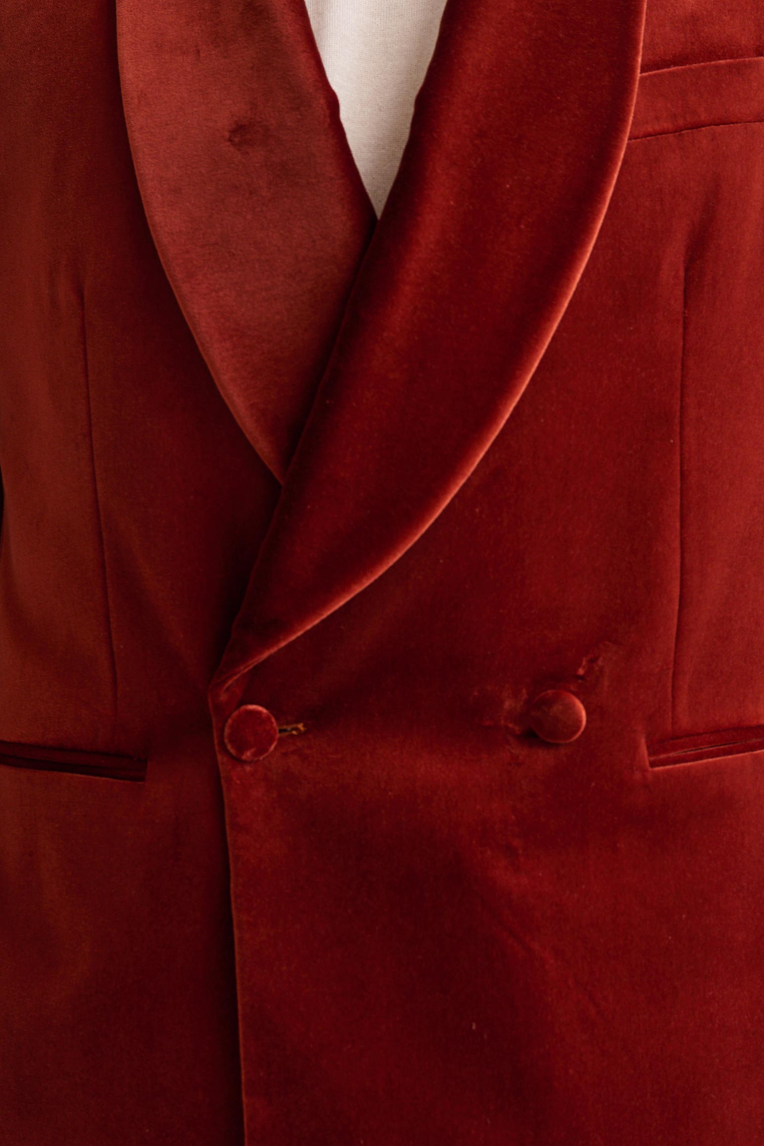 Rust Soho Jacket Fine Velvet — detail 4
