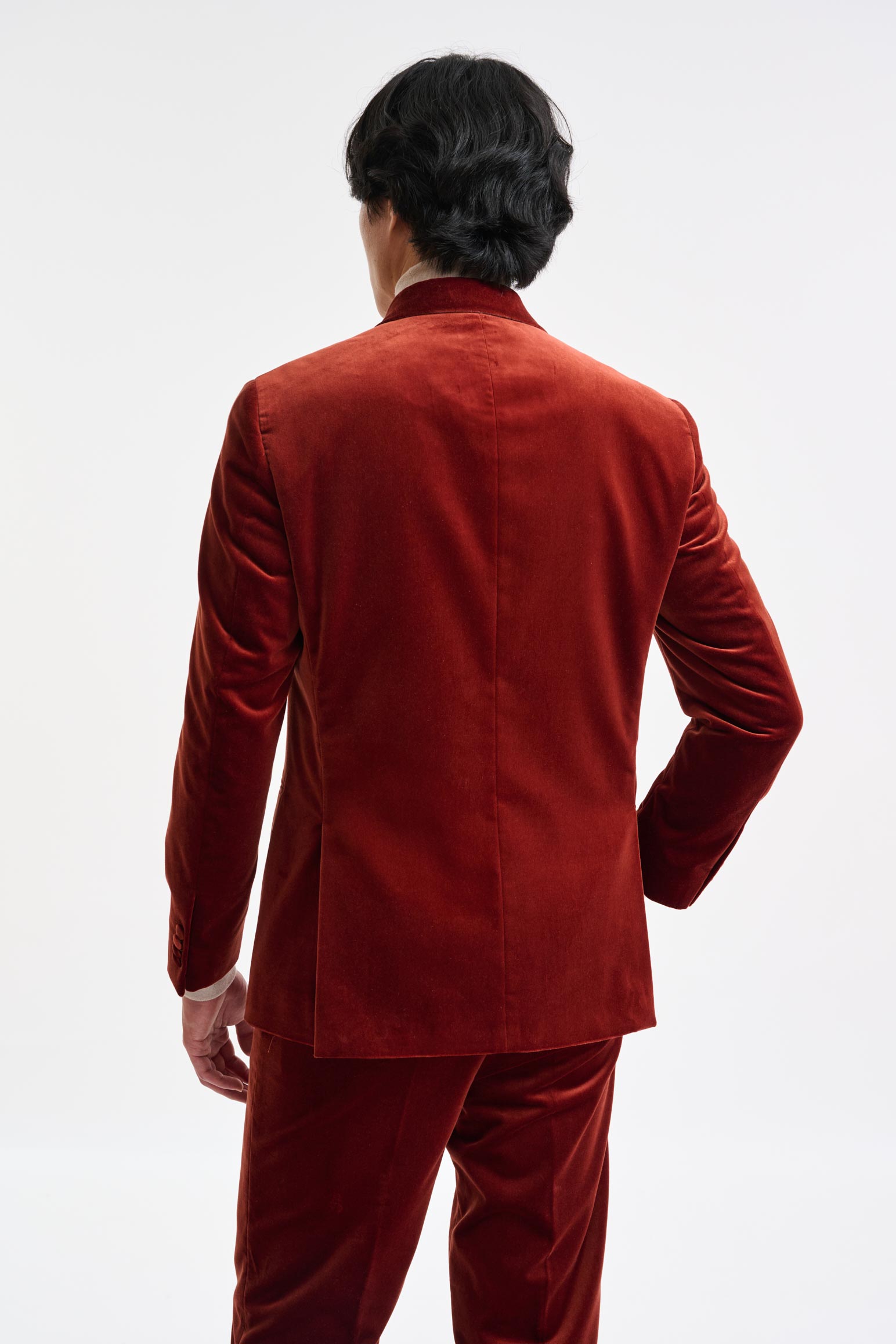Rust Soho Jacket Fine Velvet — detail 6