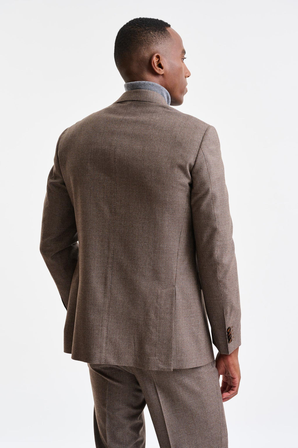 Medium Brown 100% Wool Soho Jacket Freestyle — detail 6