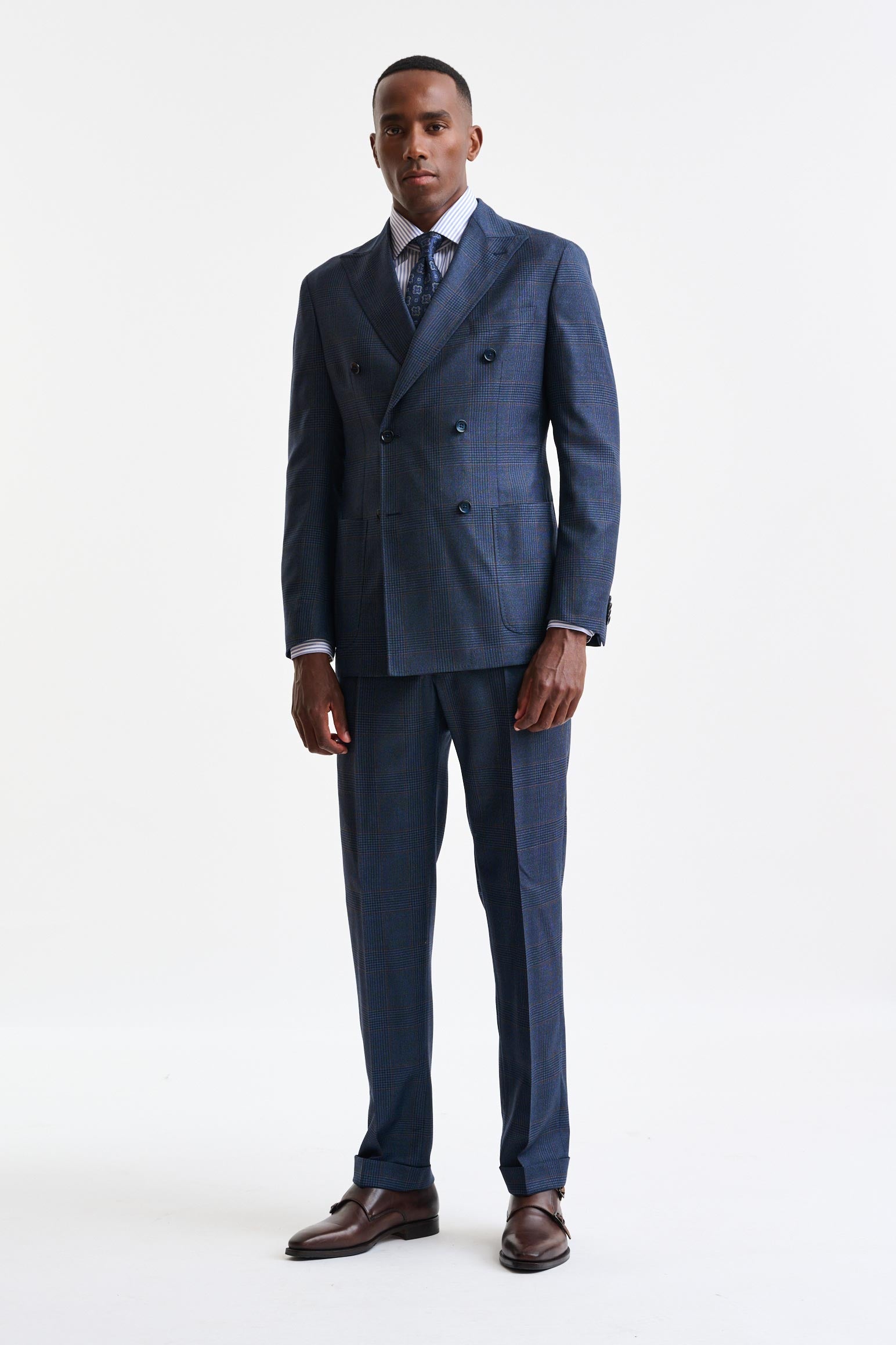 Dark Blue 100% Wool Kenton Light Jacket Freestyle — detail 4