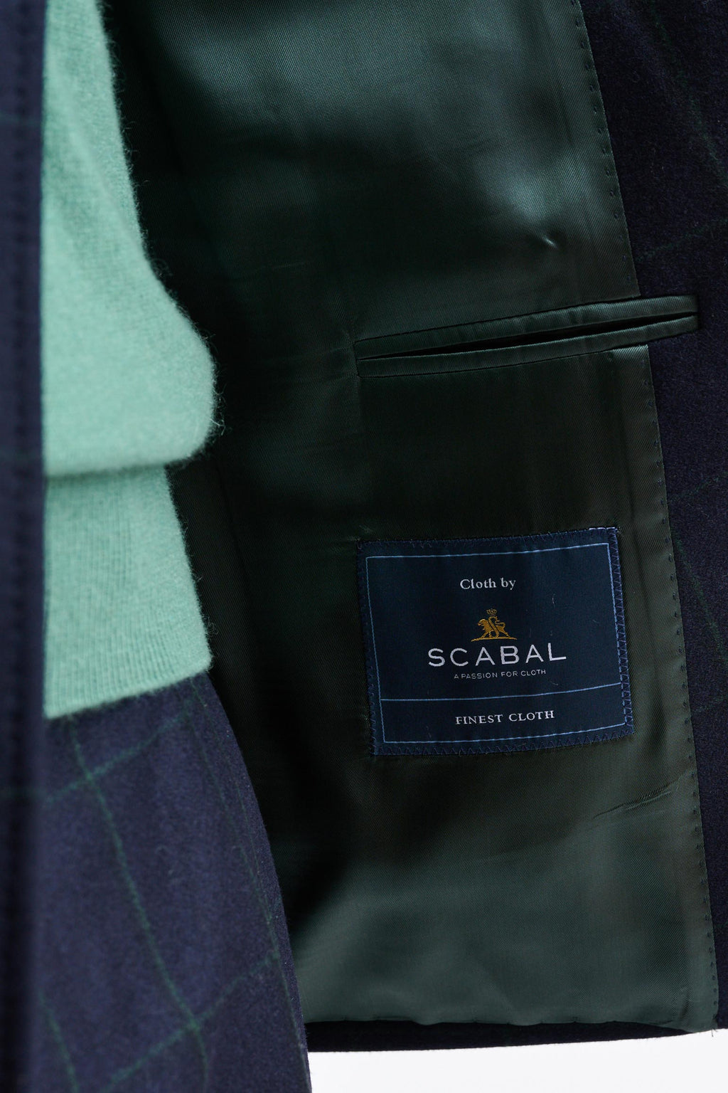 Dark Blue 100% Wool Soho Jacket Freestyle — detail 3