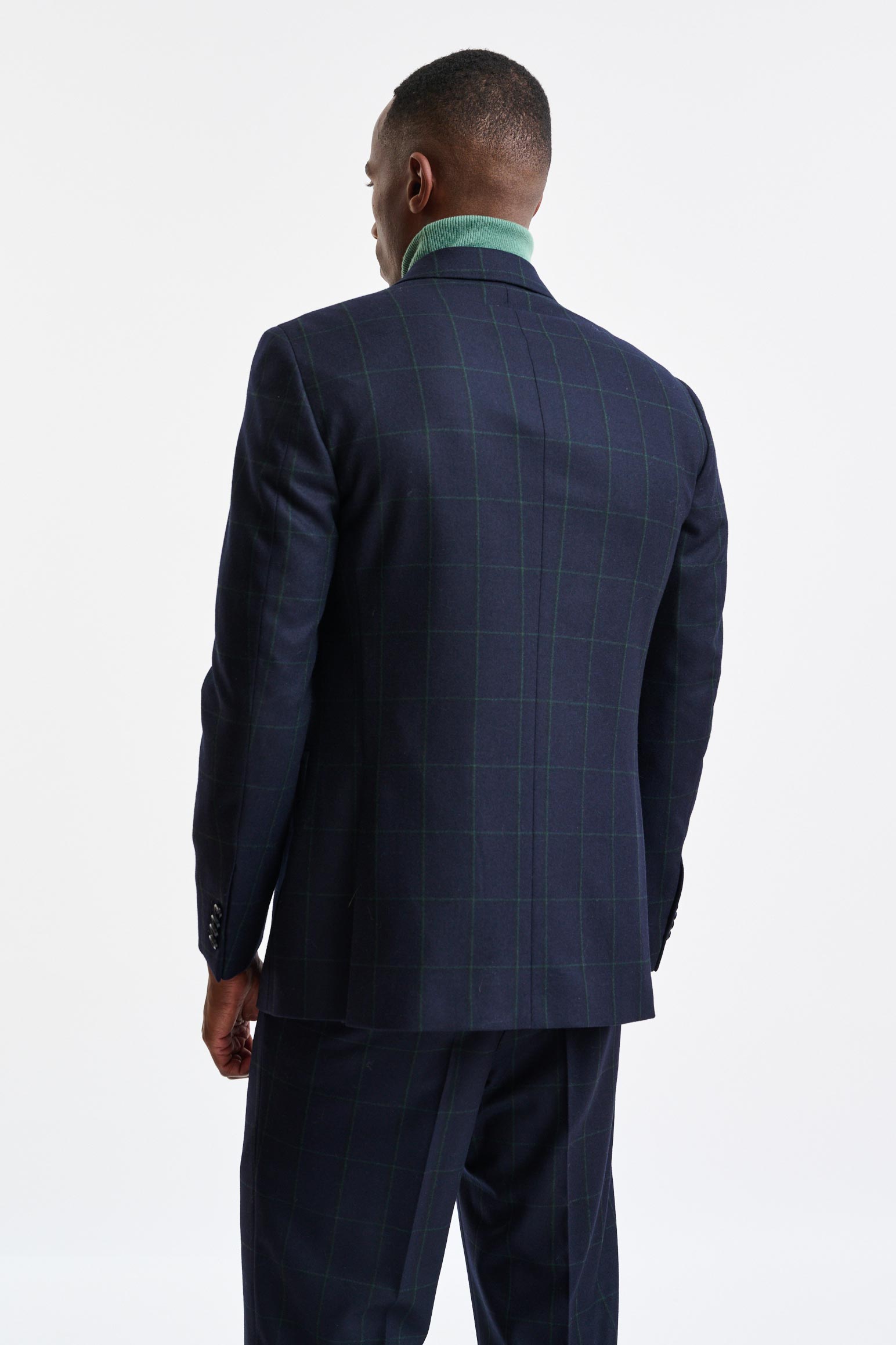 Dark Blue 100% Wool Soho Jacket Freestyle — detail 6
