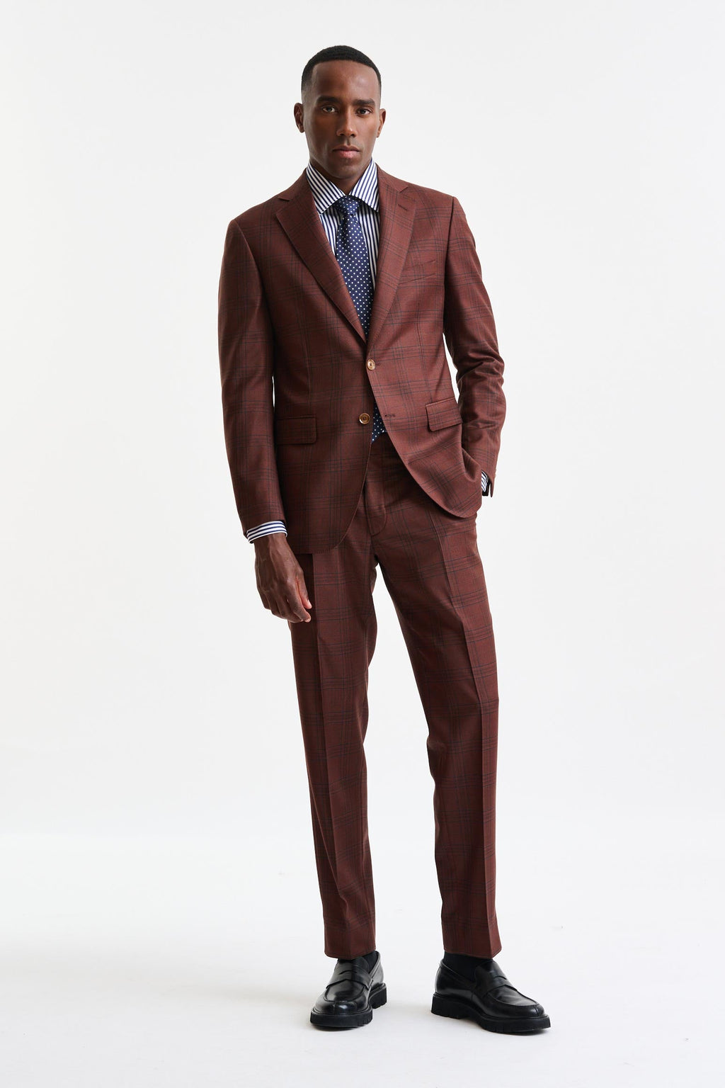 Medium Brown Wool Soho Jacket Freestyle — detail 4