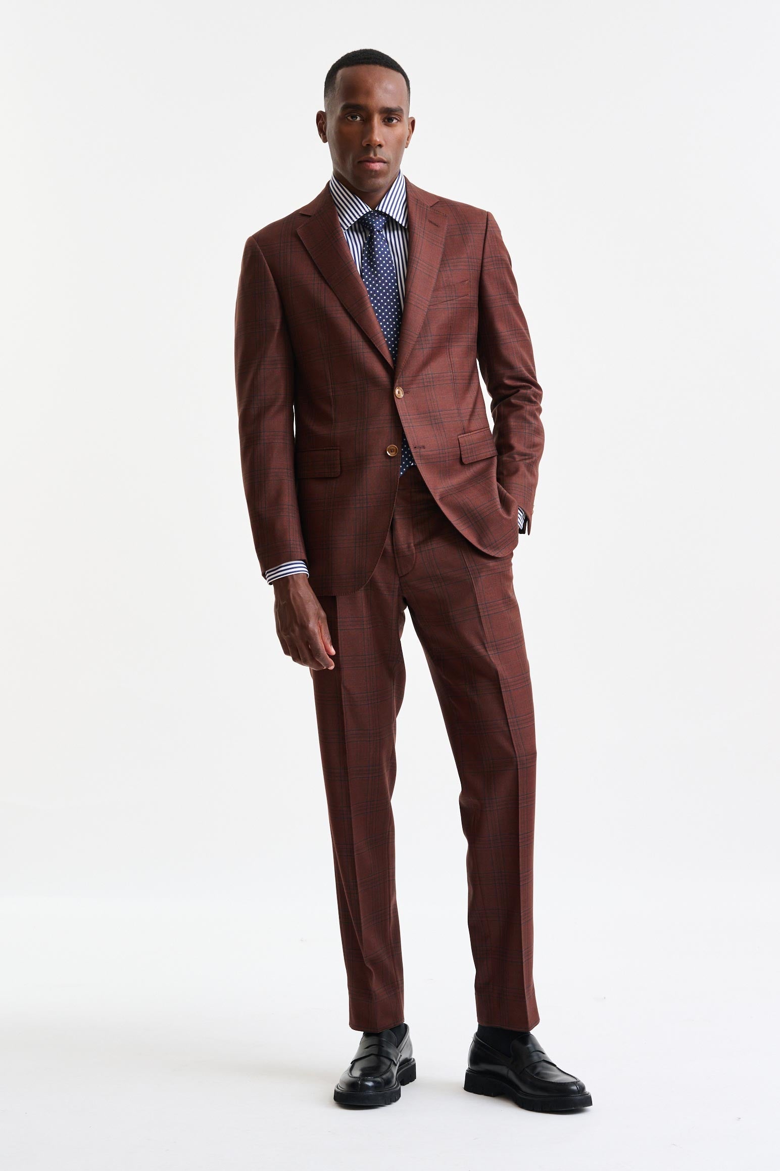 Medium Brown Wool Soho Jacket Freestyle — detail 4