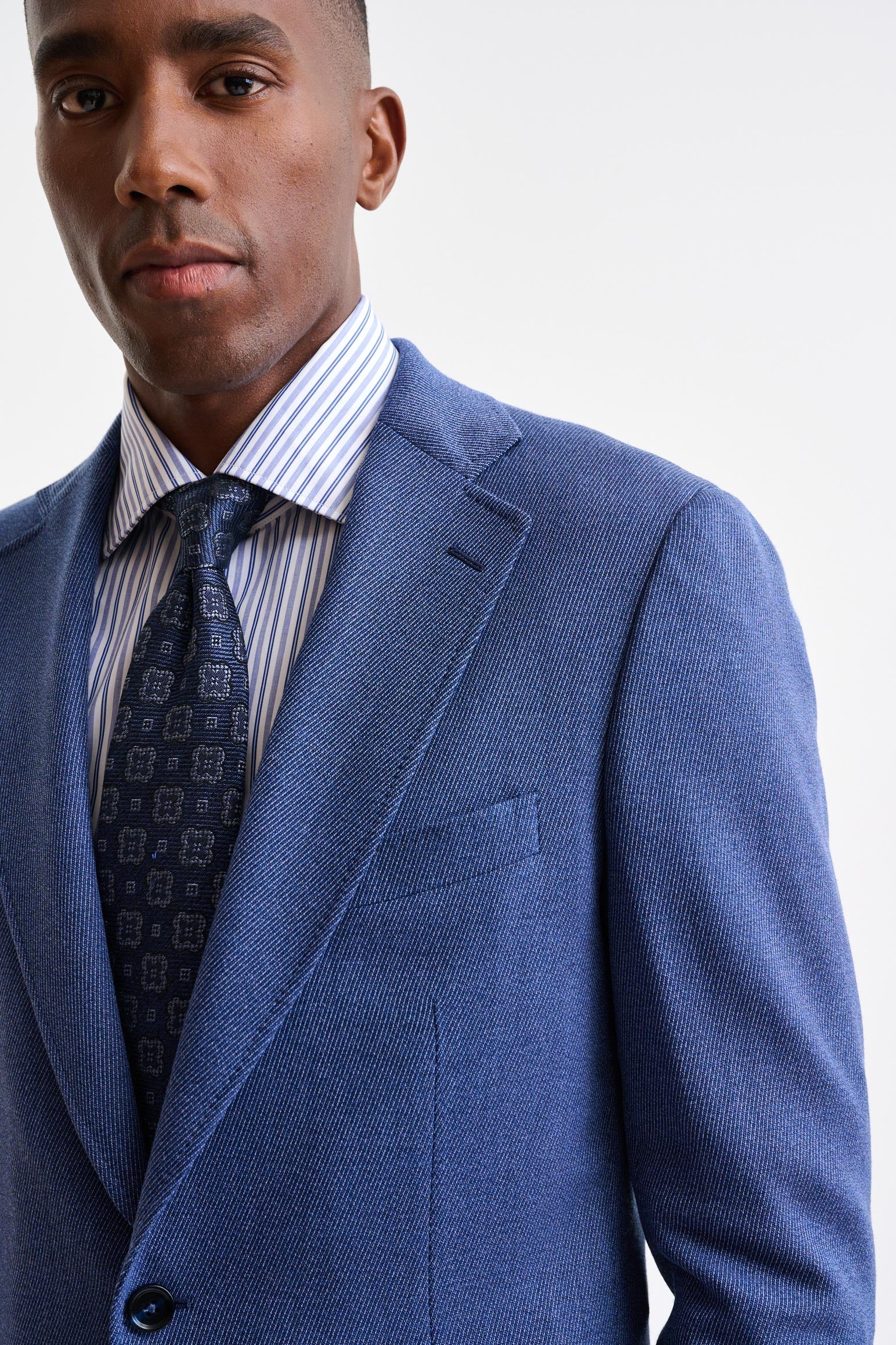 Medium Blue Wool Soho Jacket Freestyle — detail 5