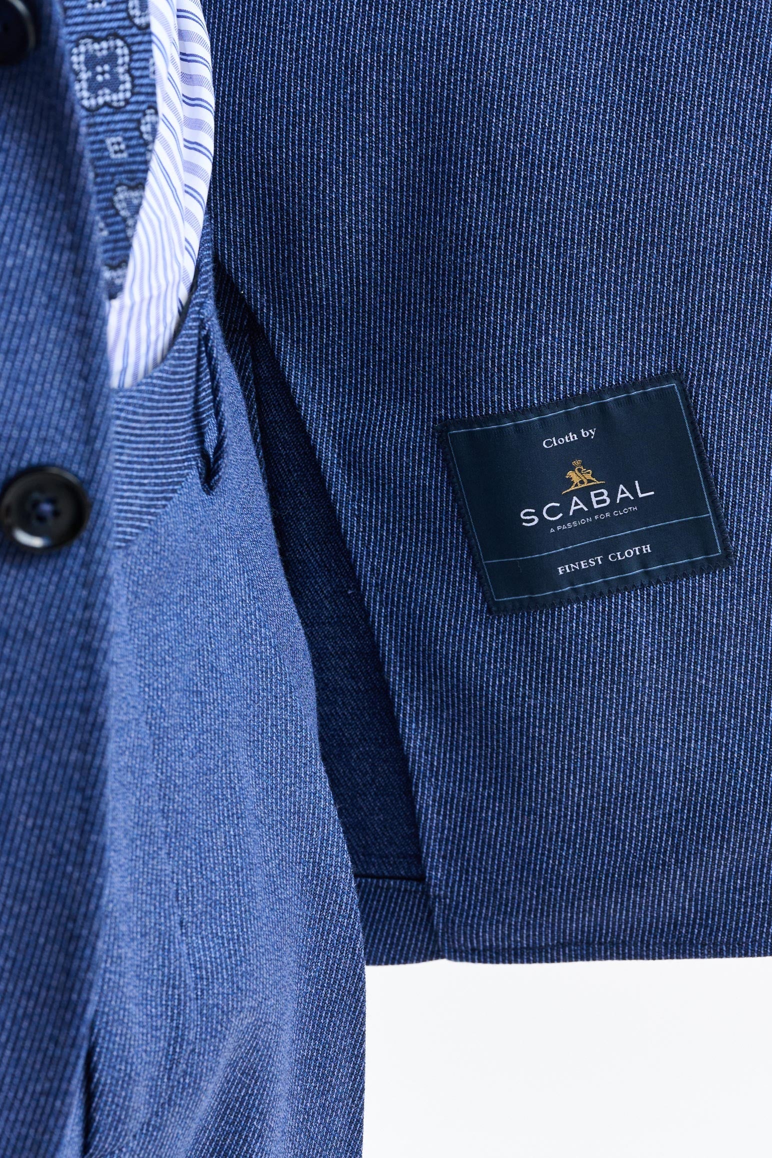 Medium Blue Wool Soho Jacket Freestyle — detail 3